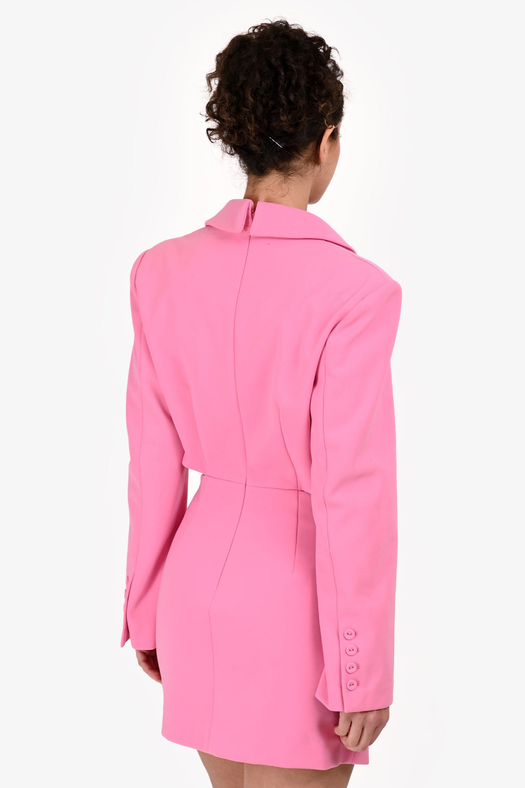 Misha Pink 'Luise' Cut Out Blazer Mini Dress Size S
