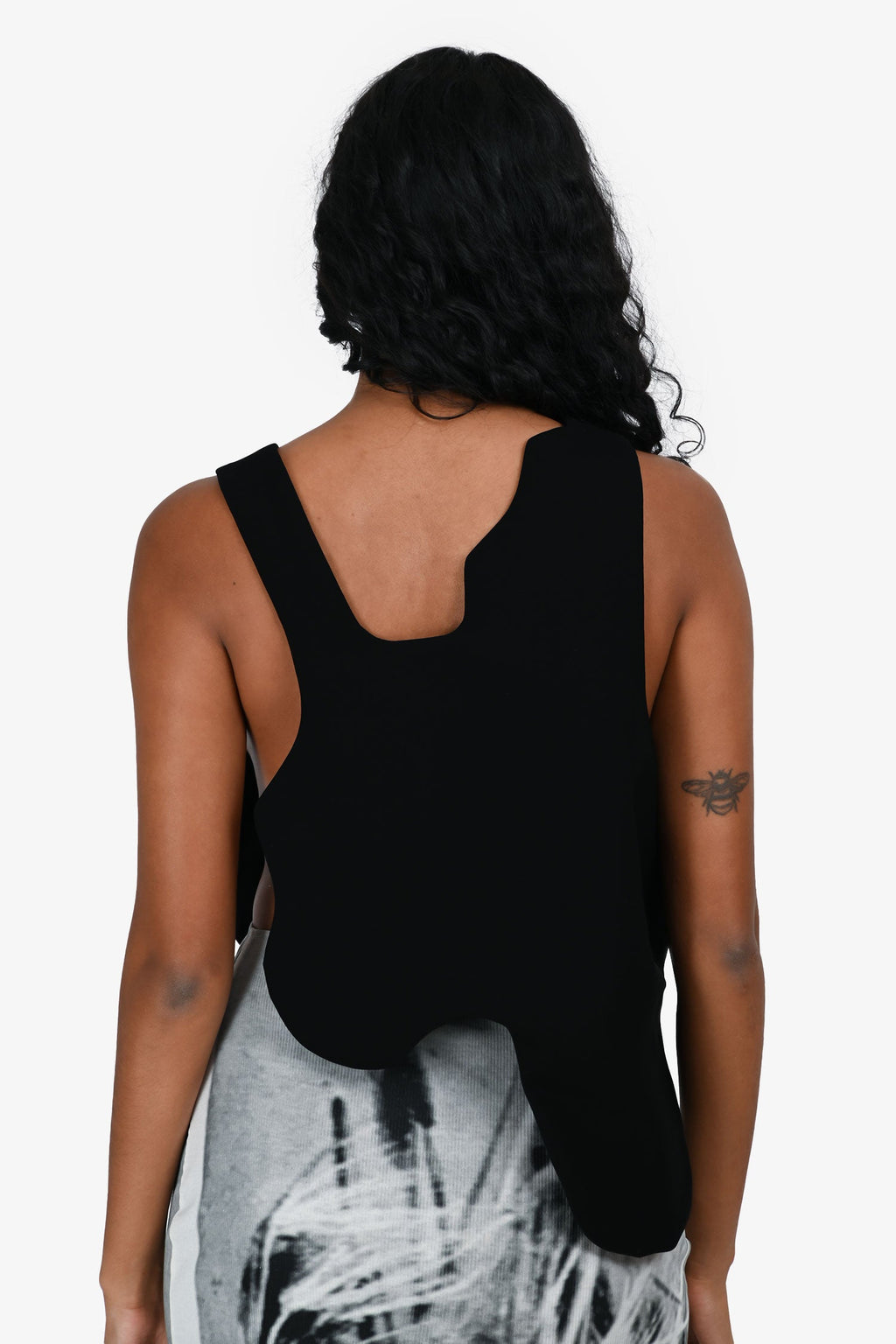 Enfold Black Asymmetrical Top Size 38