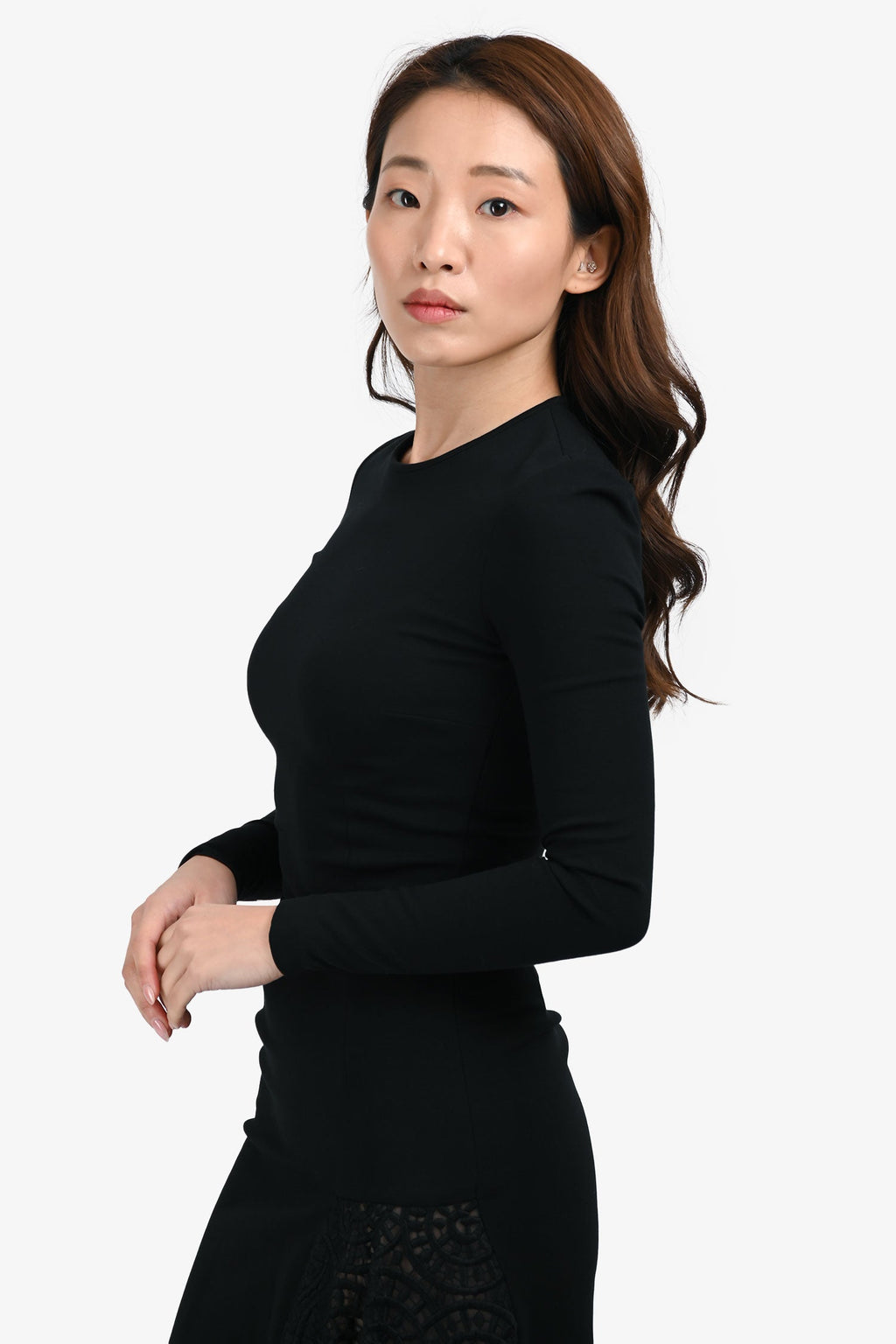 Stella McCartney Lace Detail Long Sleeve Dress Size 36