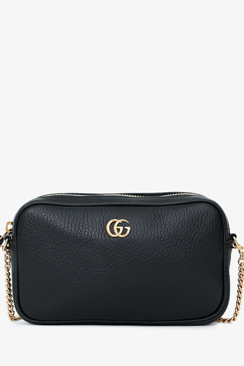 Gucci Black GG Marmont Mini Camera Bag