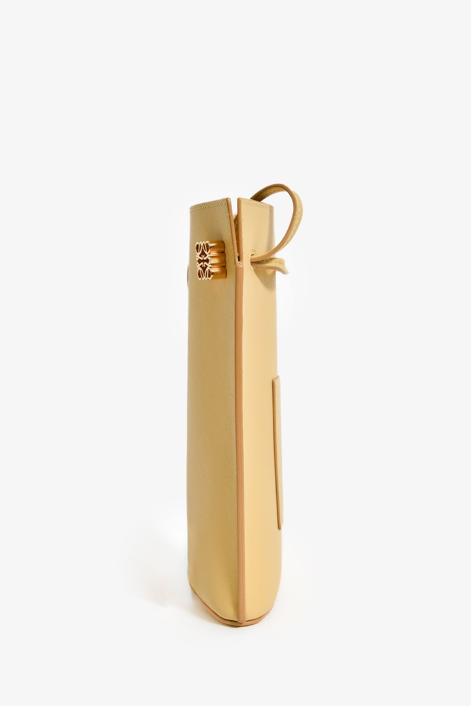 Loewe Beige Pebble Leather 'Dice' Crossbody Bag