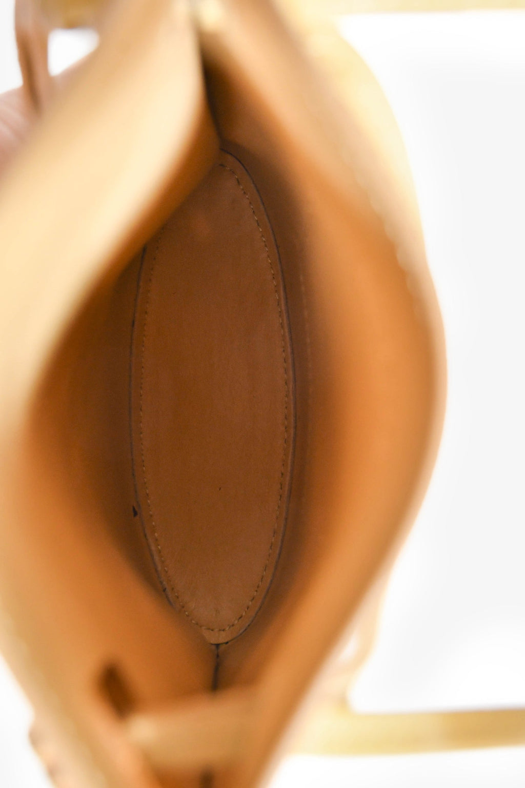 Loewe Beige Pebble Leather 'Dice' Crossbody Bag
