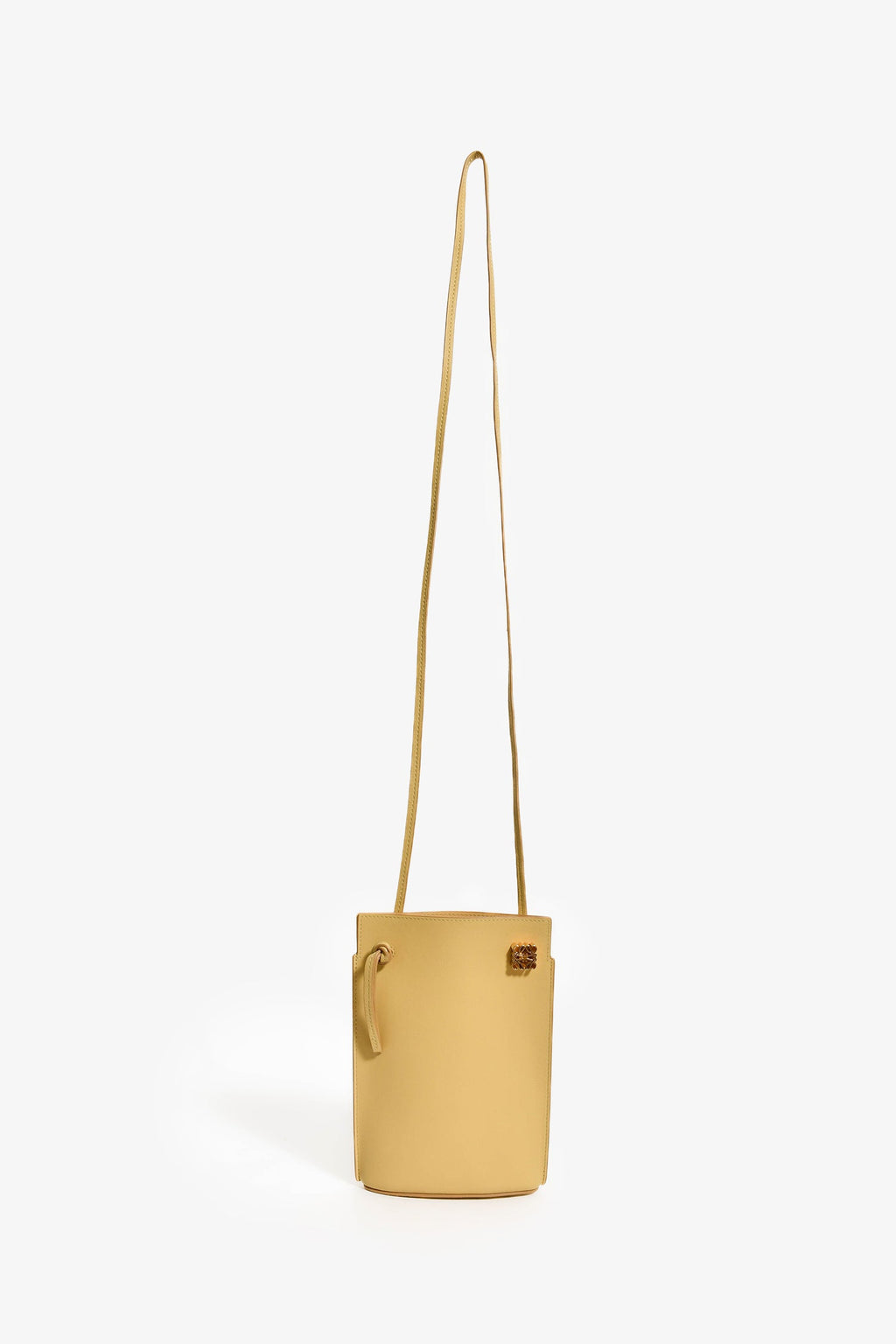 Loewe Beige Pebble Leather 'Dice' Crossbody Bag