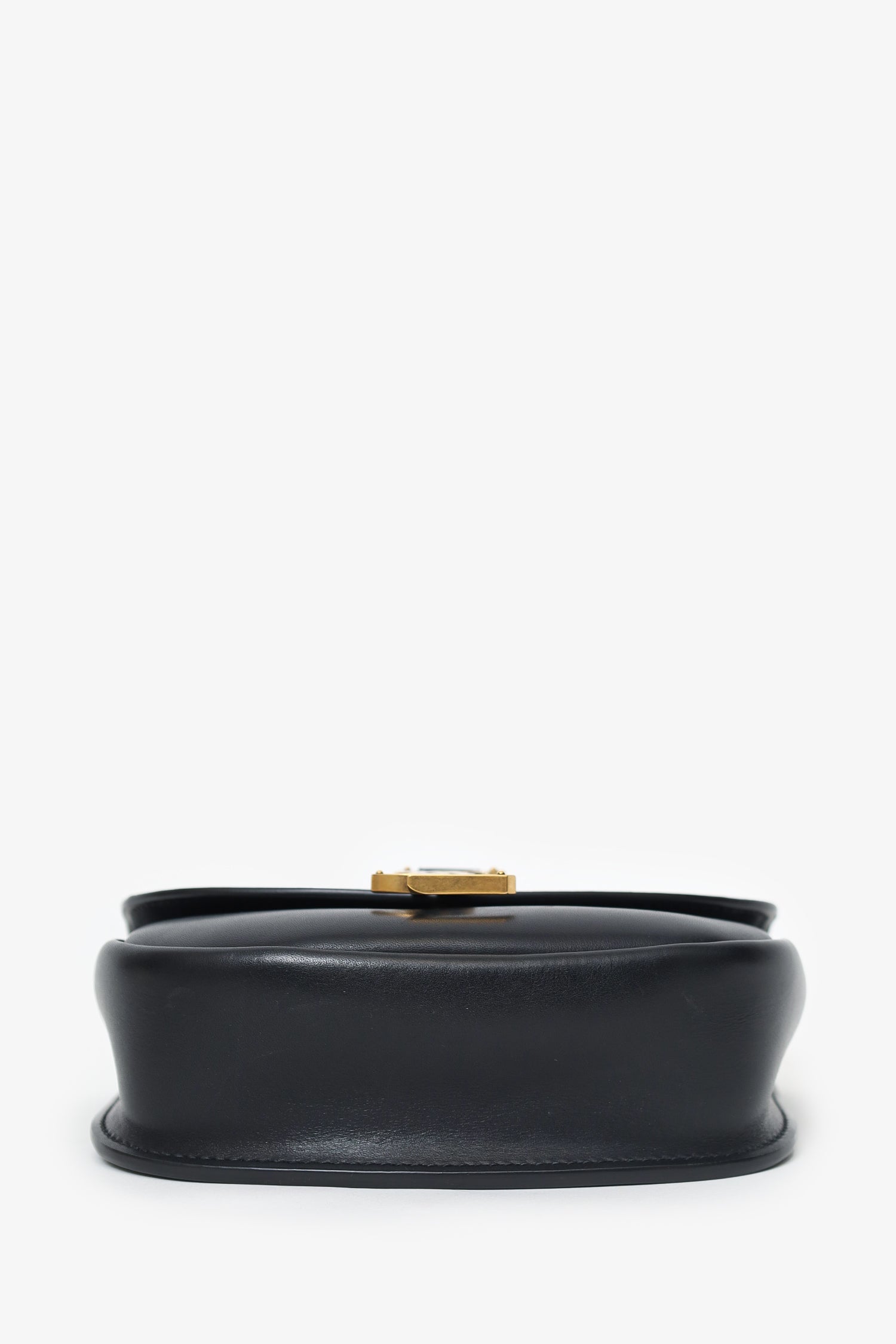 Saint Laurent Black Smooth Calfskin Small Monogram Kaia Crossbody