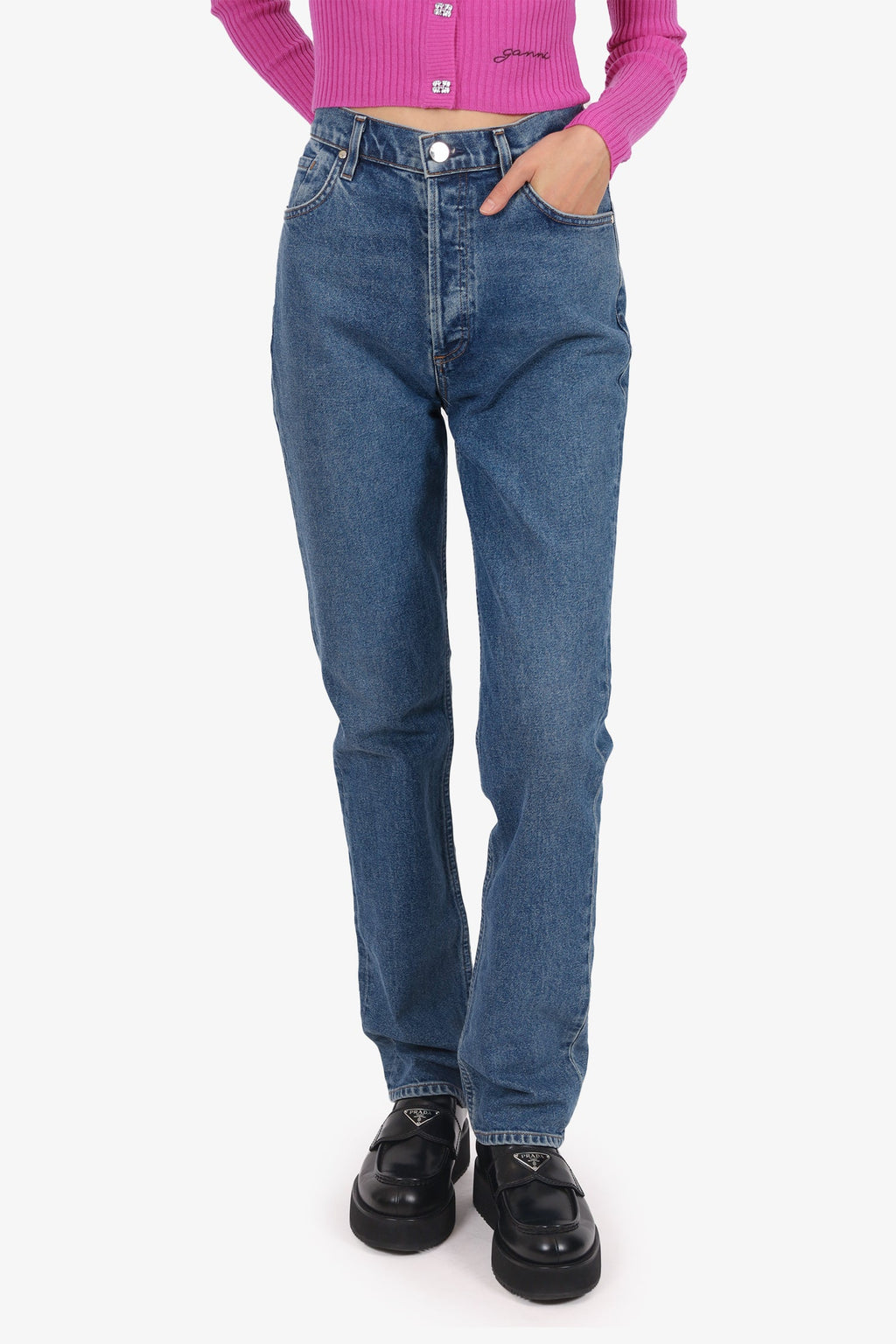 Goldsign Blue Denim High Waisted Jeans Size 26