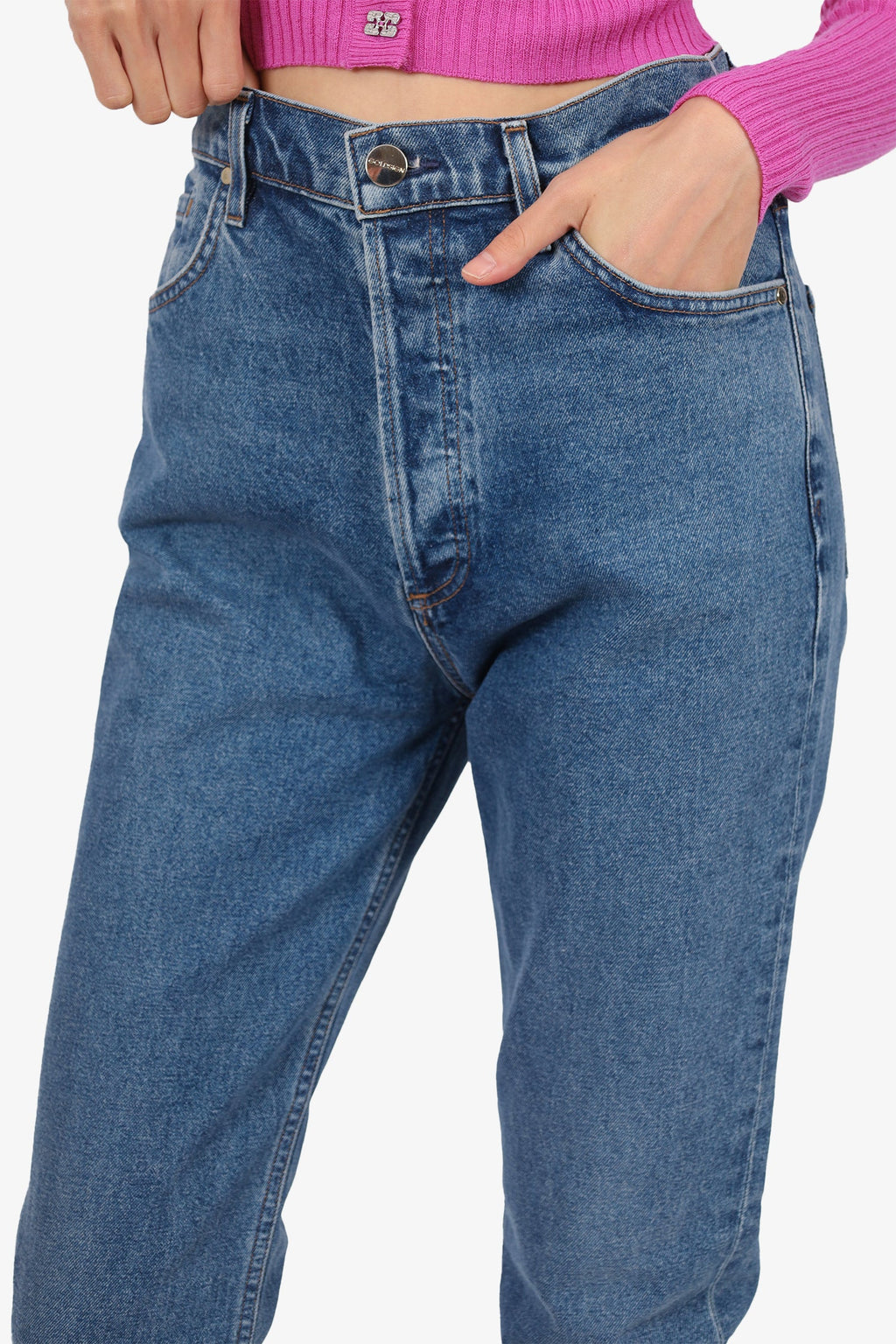 Goldsign Blue Denim High Waisted Jeans Size 26