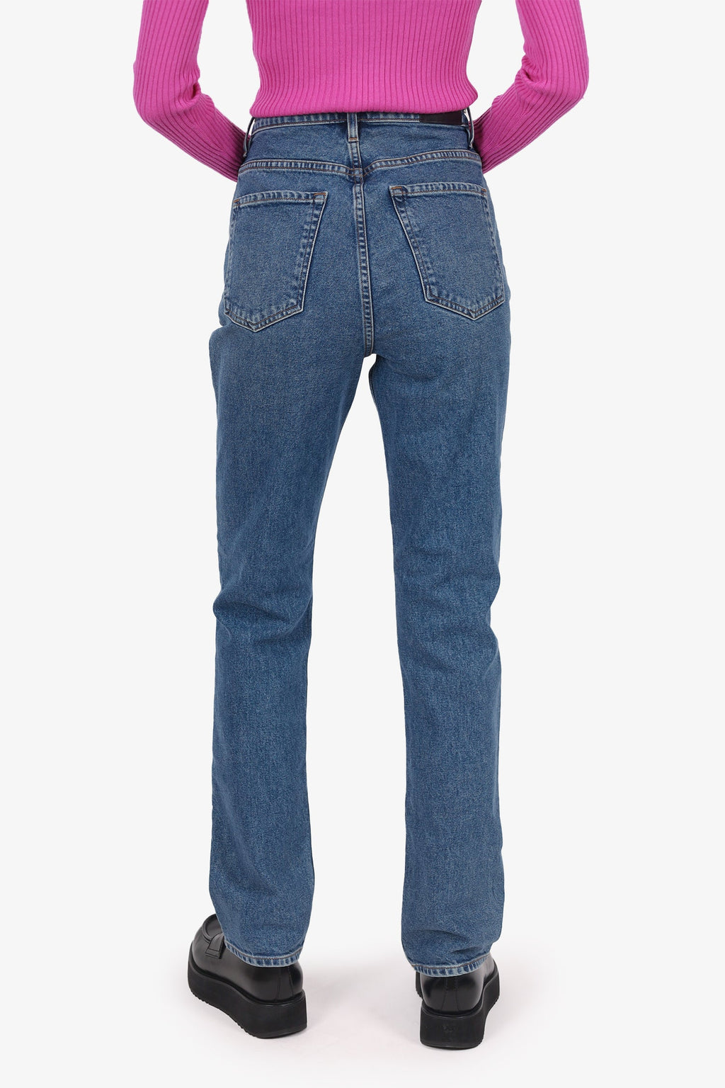Goldsign Blue Denim High Waisted Jeans Size 26