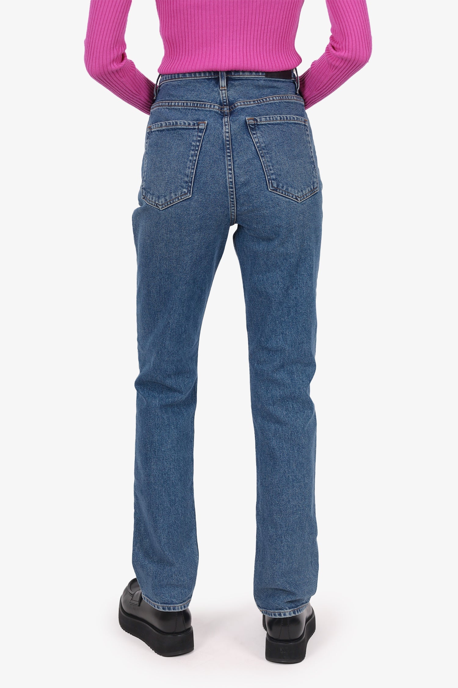 Goldsign Blue Denim High Waisted Jeans Size 26