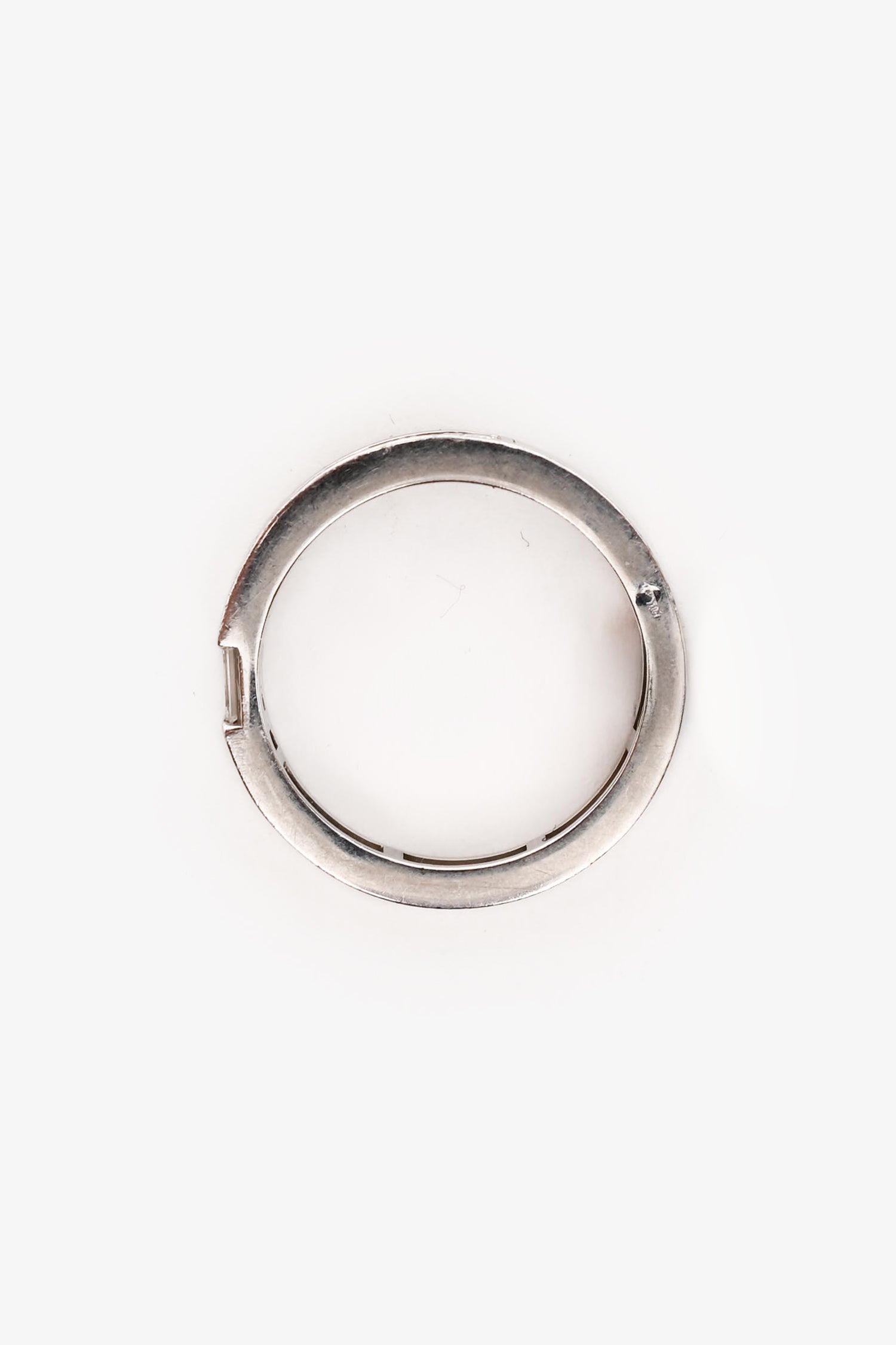 Harry Winston Platinum/Diamond 'Traffic' Wedding Band Ring