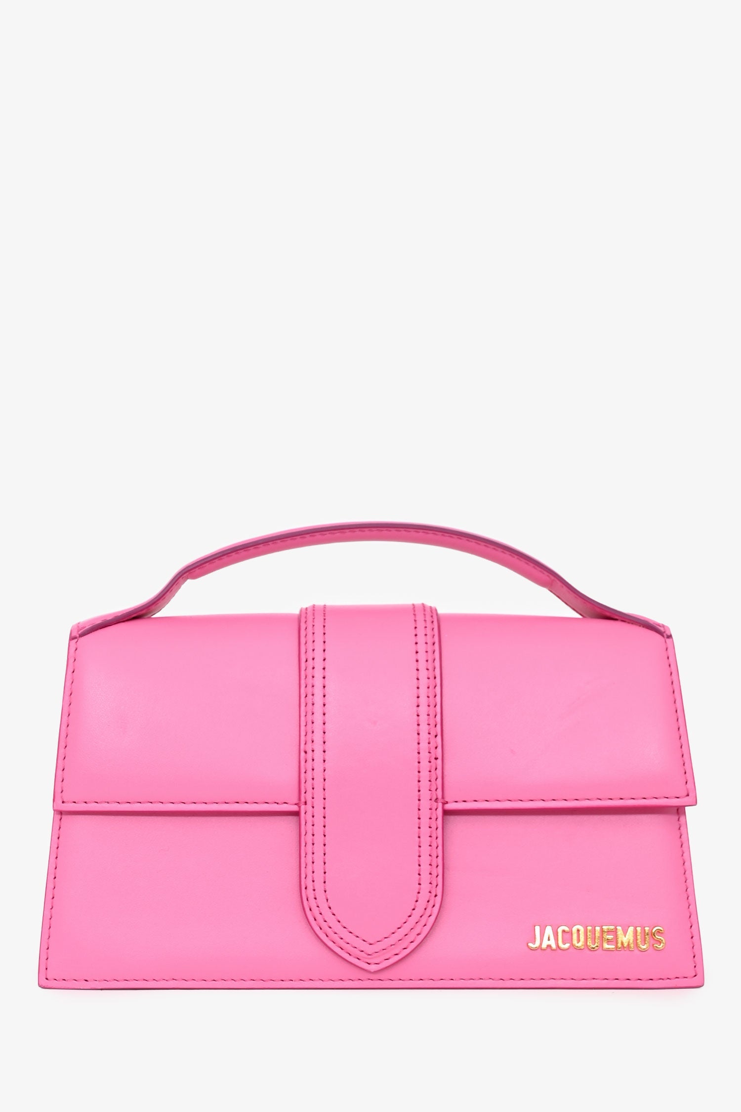 Jacquemus Pink Leather Le Bambino Top Handle Bag