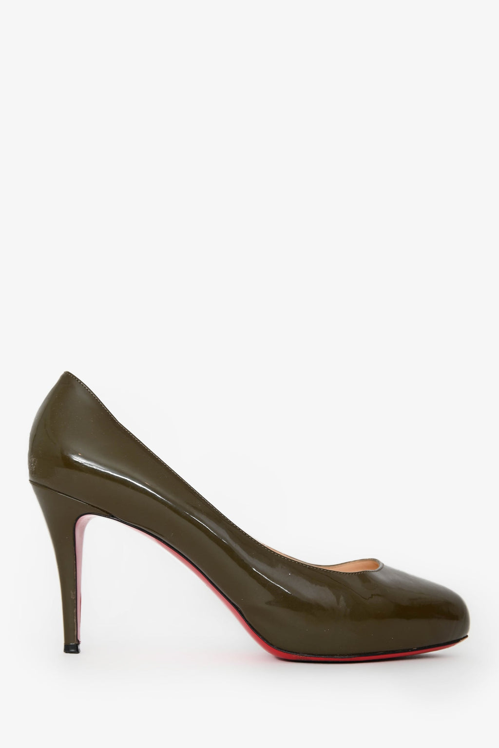 Christian Louboutin Olive Green Pumps 85mm Size 40