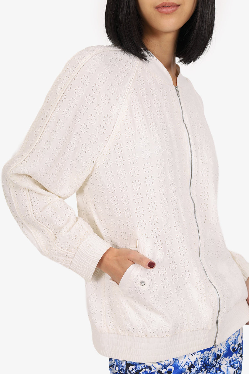 Equipment White Kendrix Bomber Size XXL