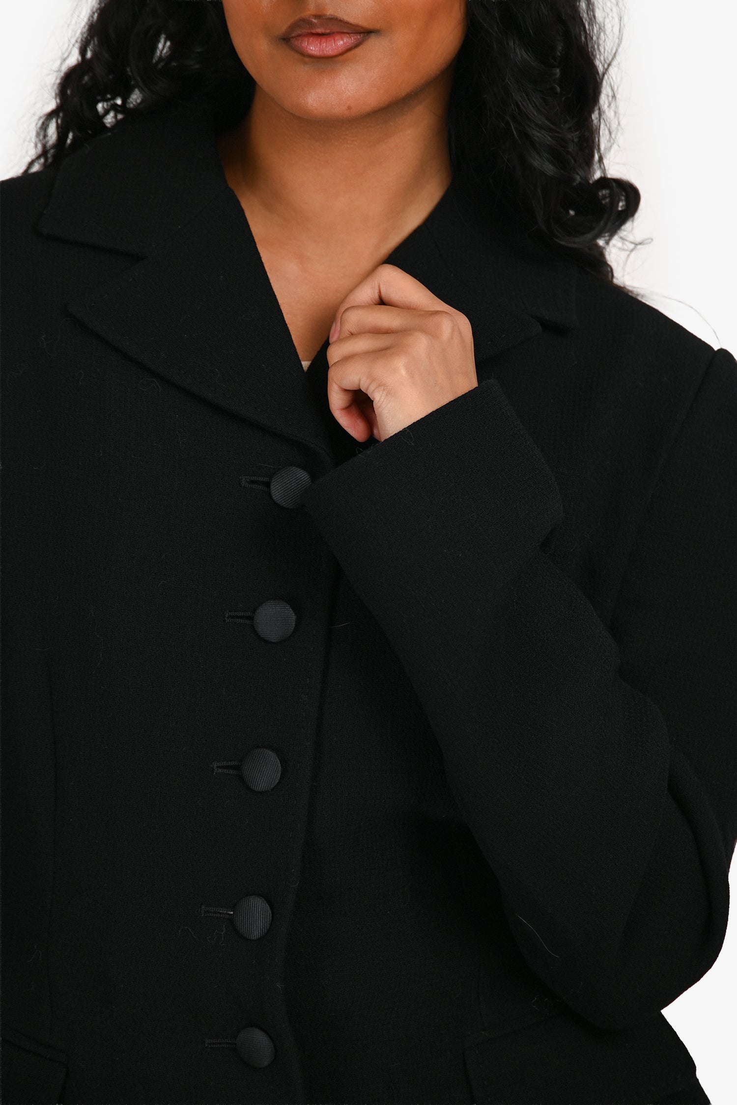 Dolce & Gabbana Wool Black Single Breasted Blazer Size 48