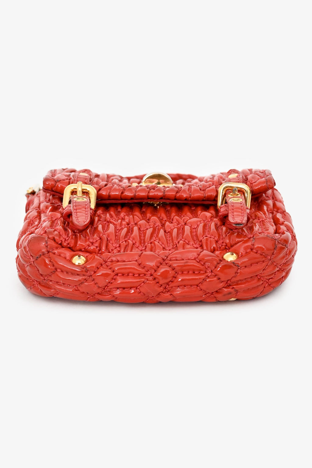 Miu Miu Red Patent Leather Bag Charm