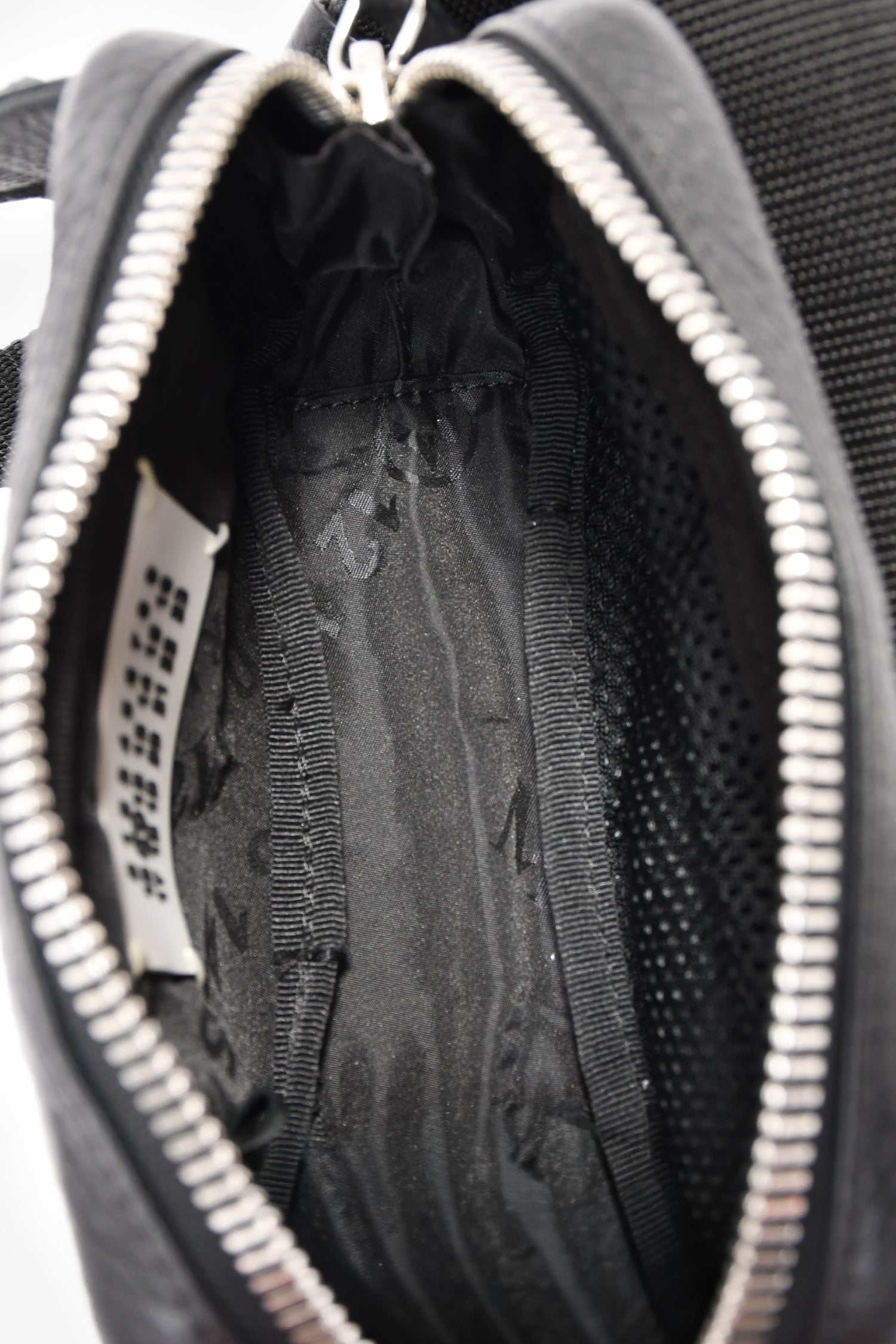 Maison Margiela Black Leather 'M11' Belt Bag
