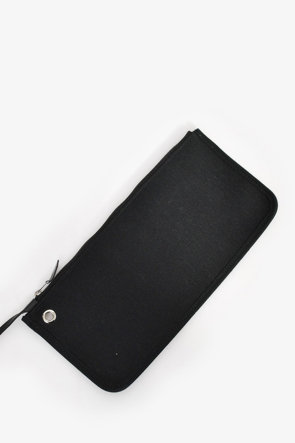 Hermes 2019 Black Canvas/Leather Toile Militaire Zip Cabine Herbag 50
