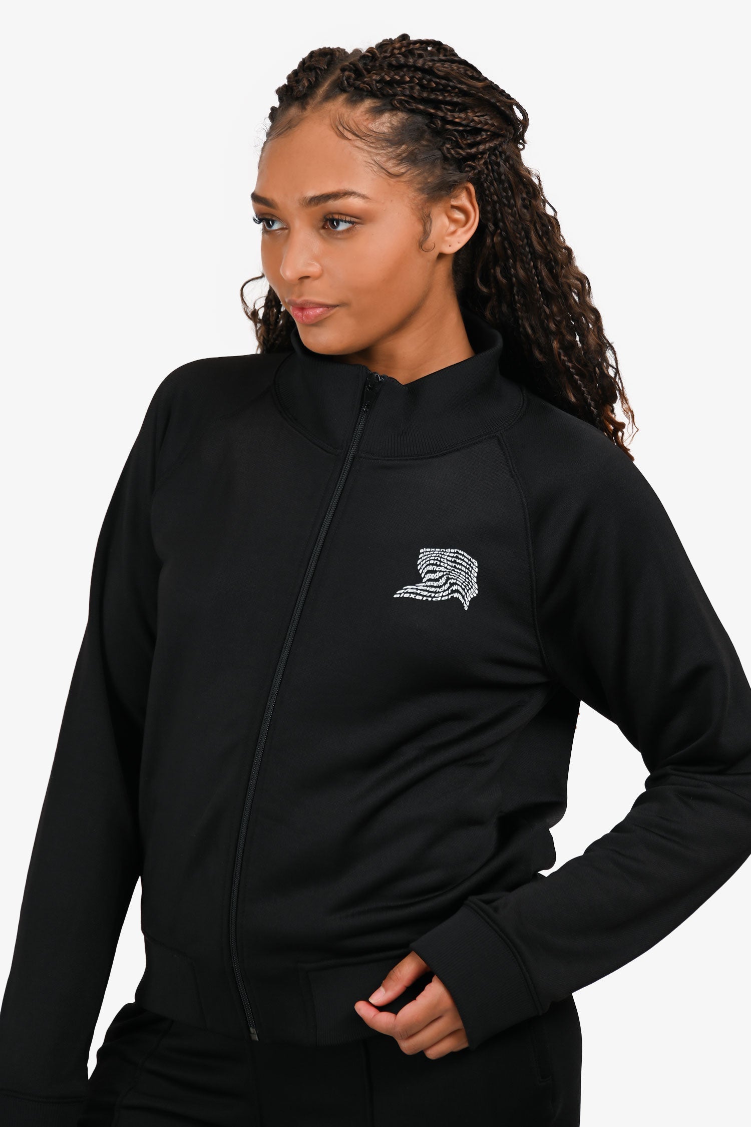 T By Alexander Wang Logo Printed Tracksuit Jacket Size M
