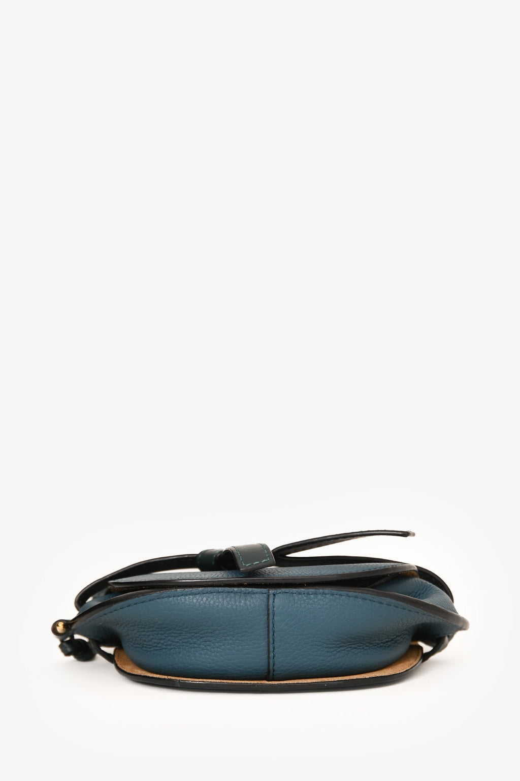 Loewe Blue Leather Mini 'Gate' Crossbody Bag