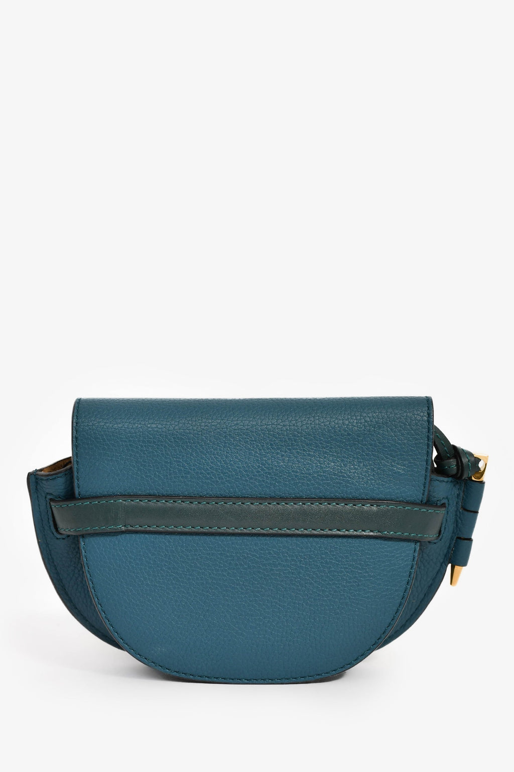 Loewe Blue Leather Mini 'Gate' Crossbody Bag