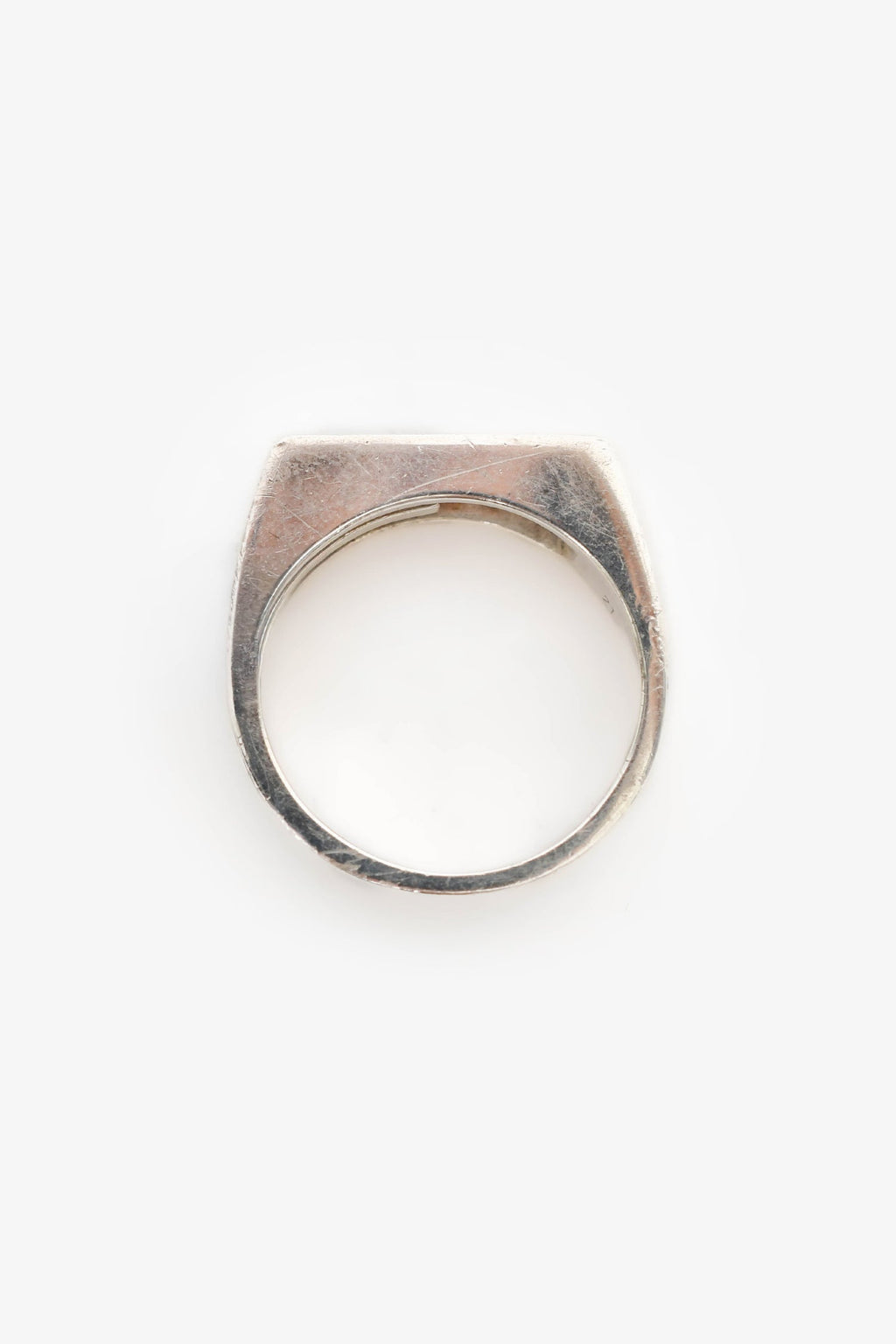 Gucci Sterling Silver 'Cut Out G' Ring Size 9