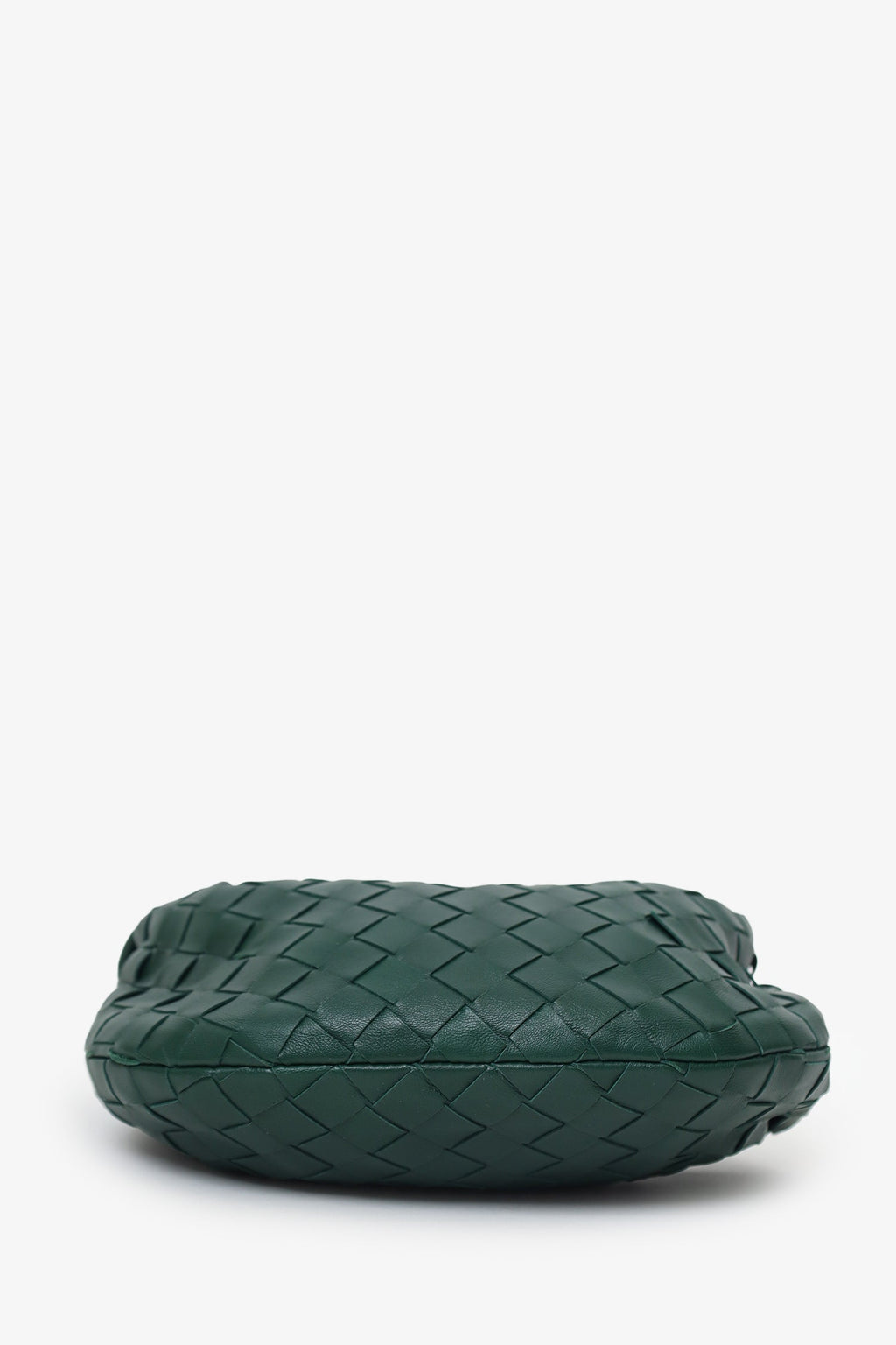 Bottega Veneta Green Intrecciato Leather Mini Jodie