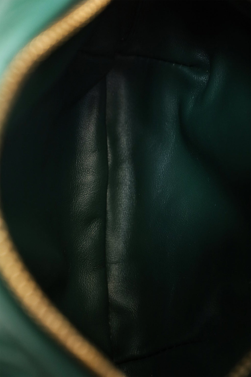 Bottega Veneta Green Intrecciato Leather Mini Jodie