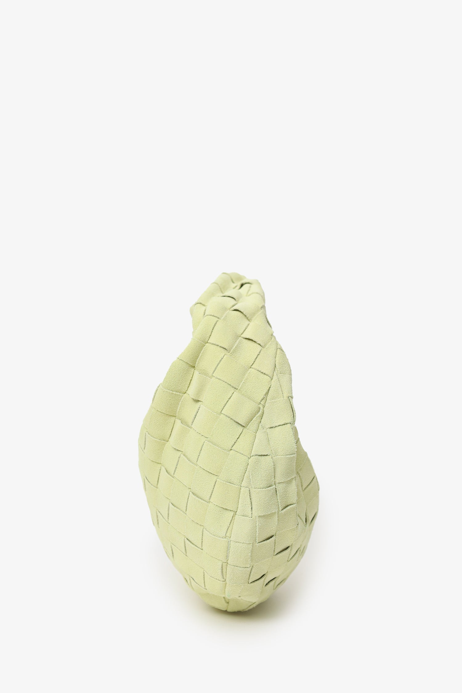 Bottega Veneta Yellow Intrecciato Suede Leather Mini Jodie