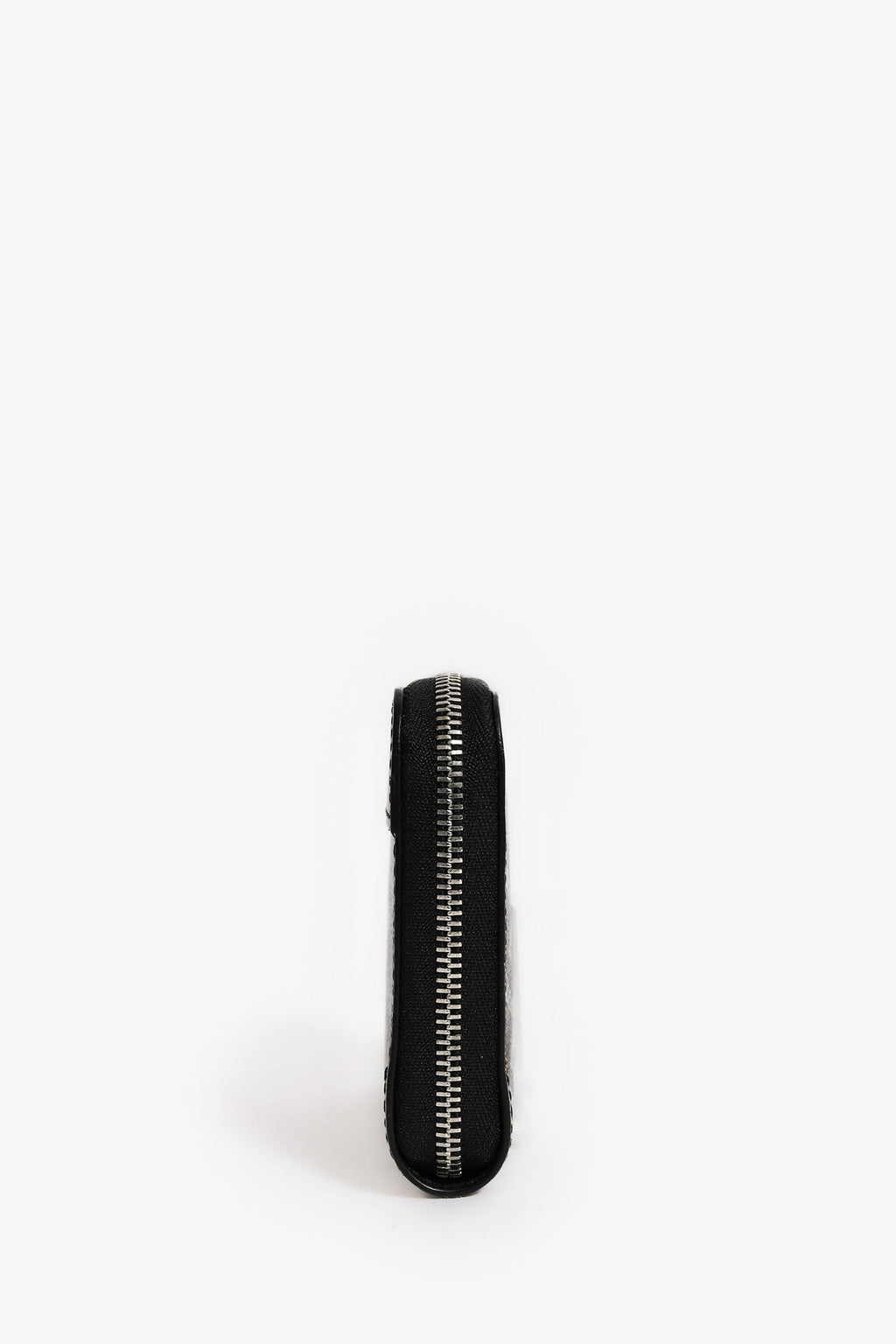 Goyard Black Canvas/Leather "Matingon Mini' Wallet