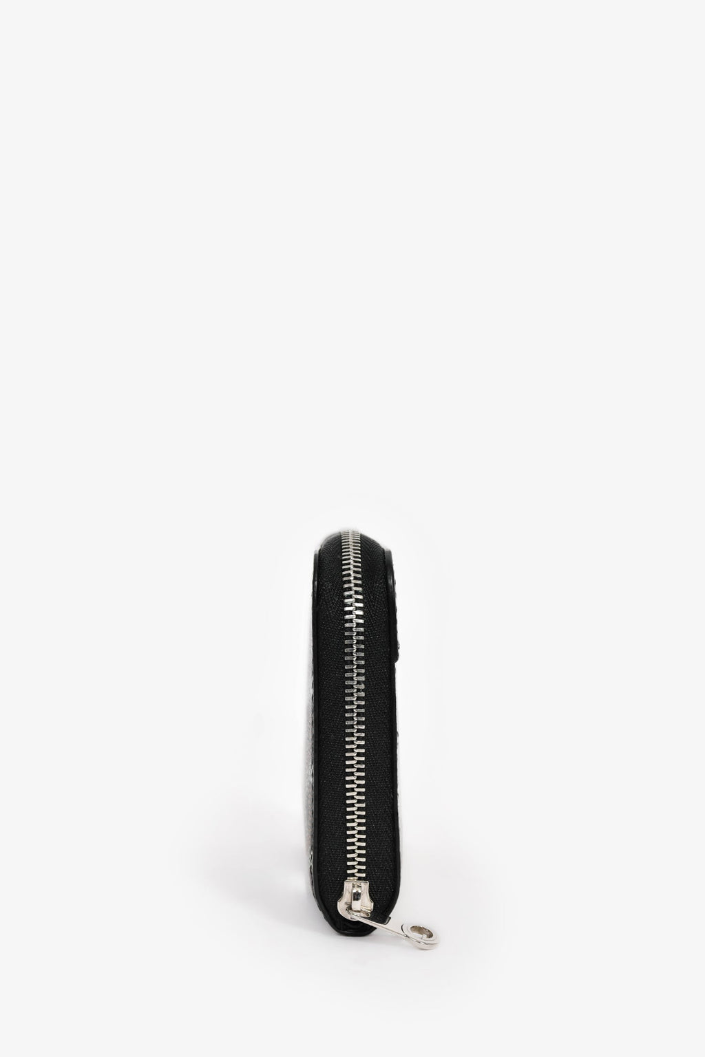 Goyard Black Canvas/Leather "Matingon Mini' Wallet