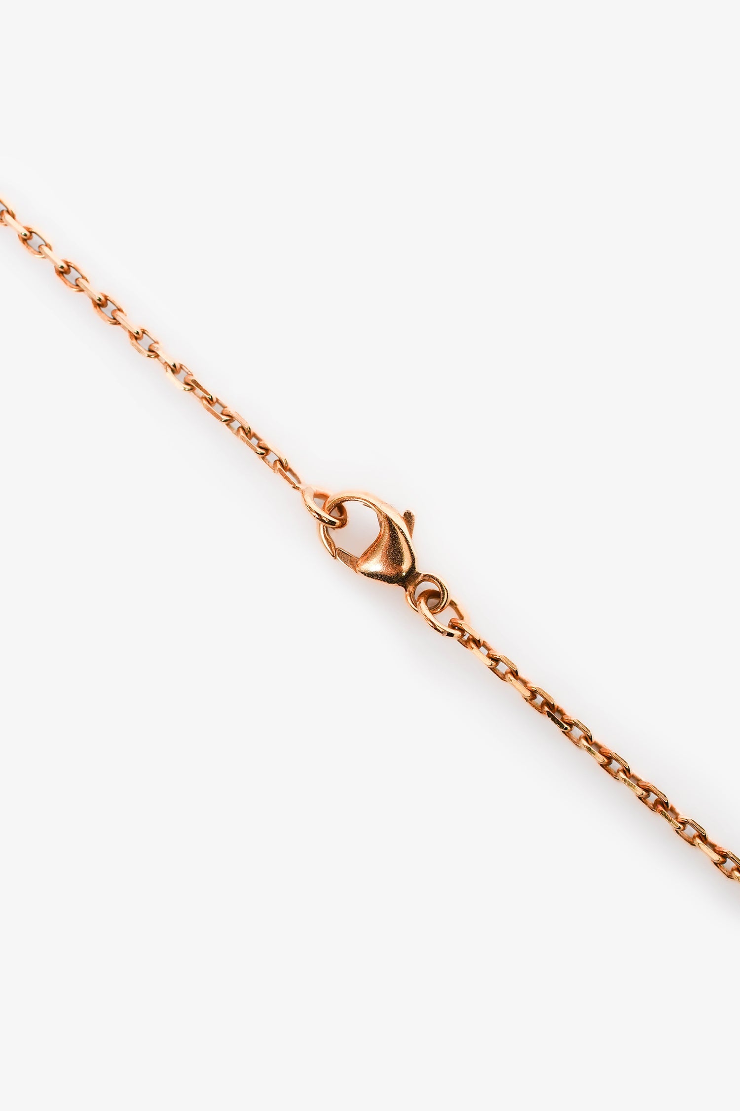 Hermès Rose Gold Toned/Taupe Enamel H Pop Necklace