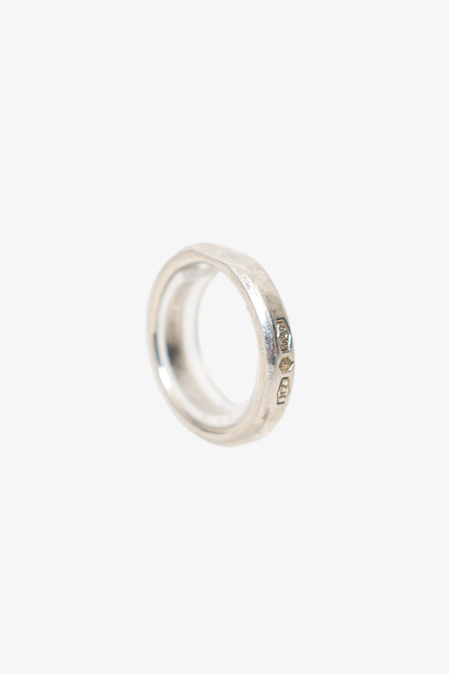 Tiffany & Co. Sterling Silver 1837 Narrow Band Ring