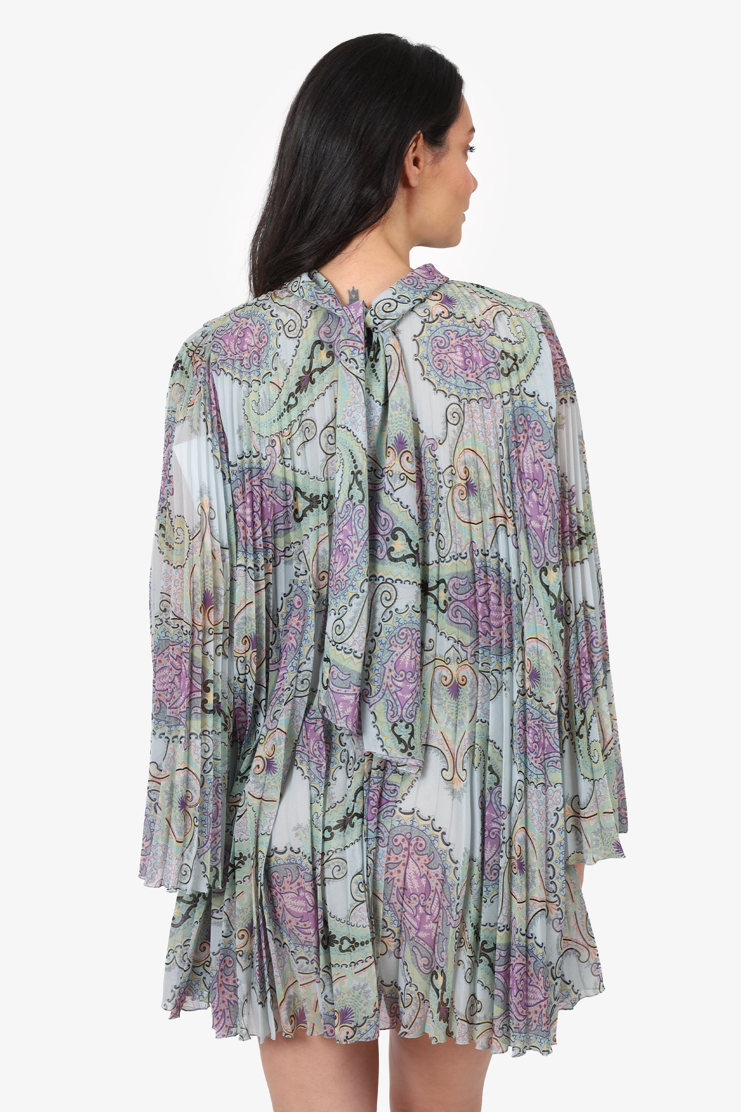 Etro Green Multi Dress Size 40