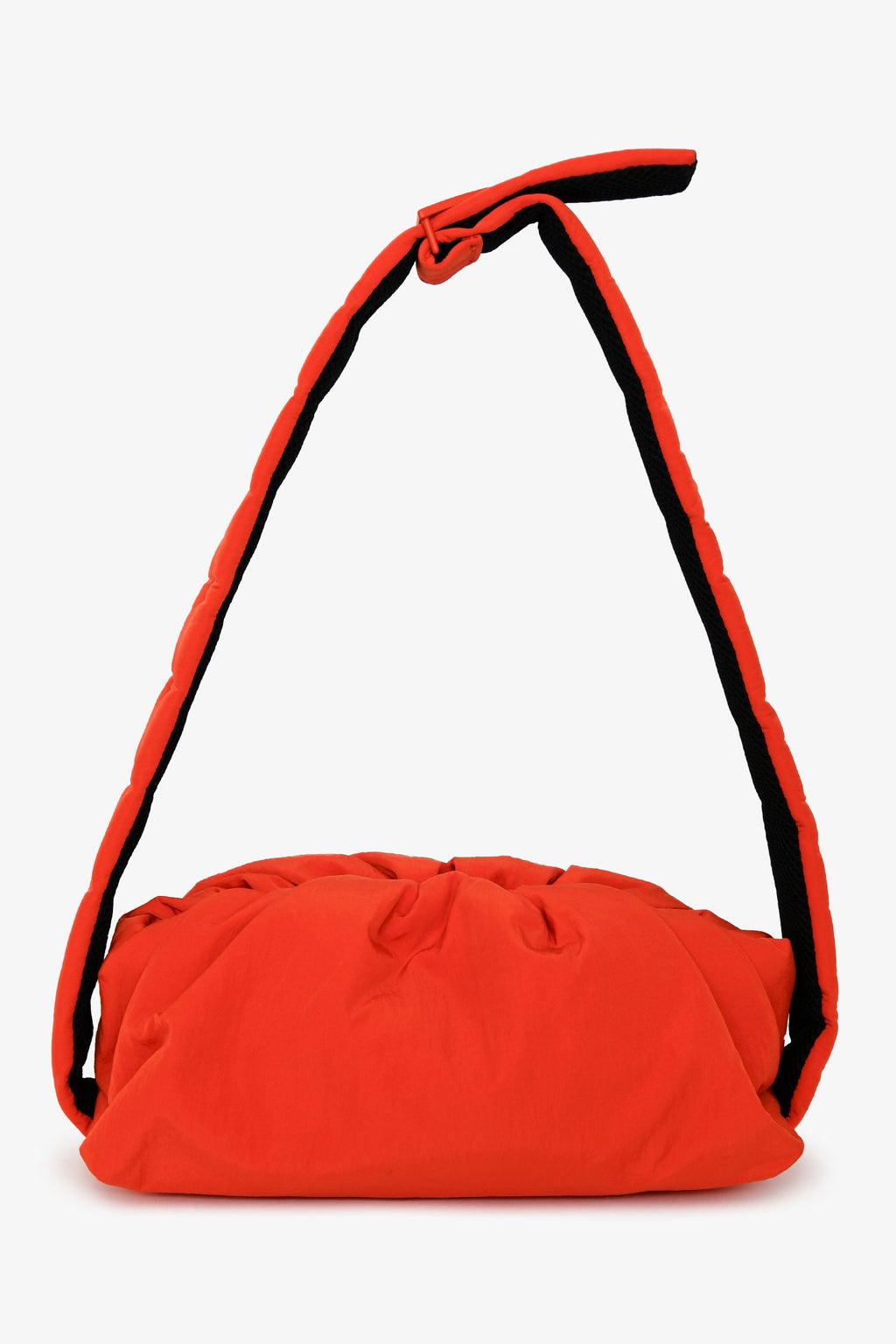 Bottega Veneta Orange Nylon The Pouch
