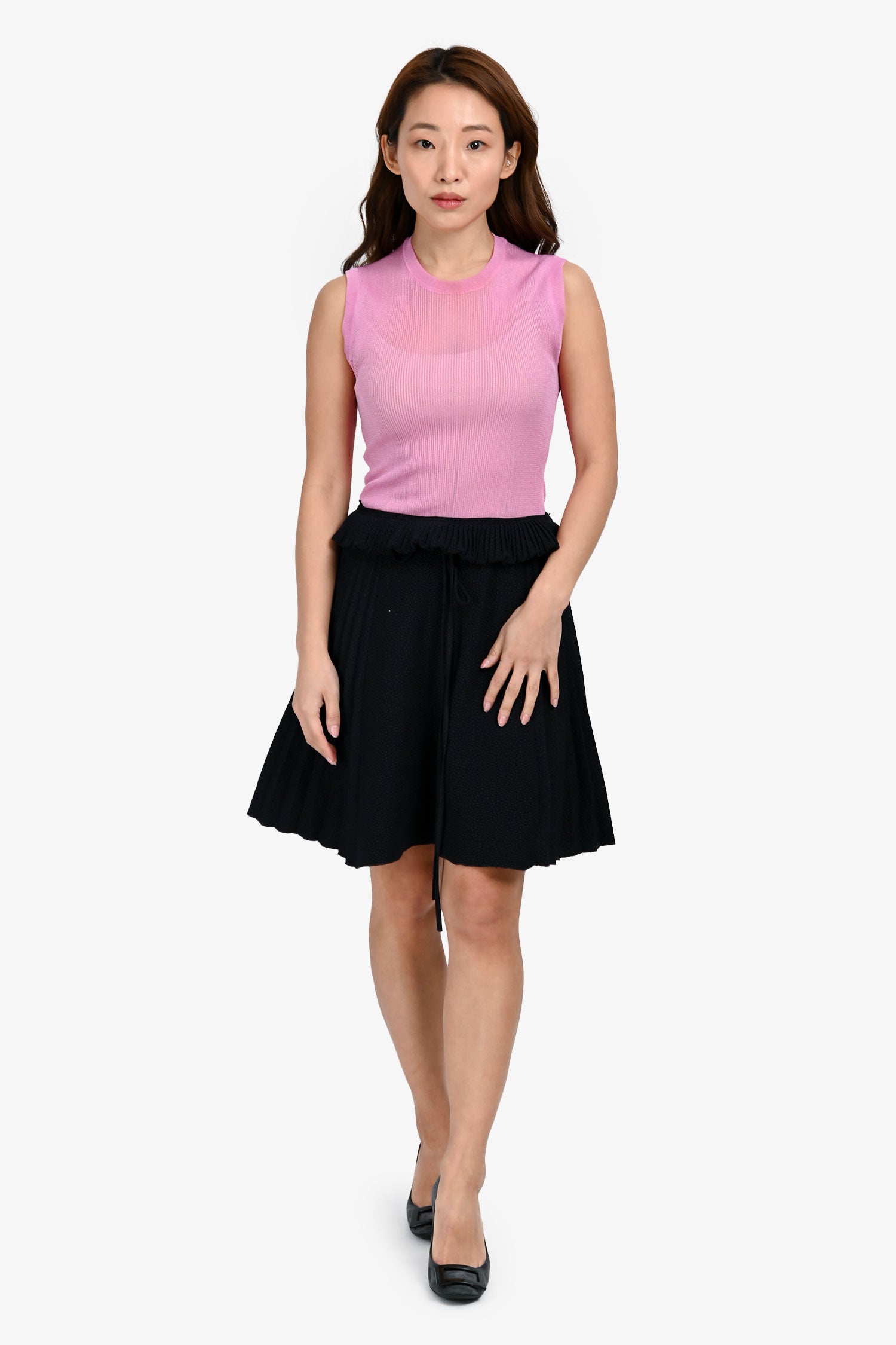 See By Chloe Navy Mini Skirt Size 34