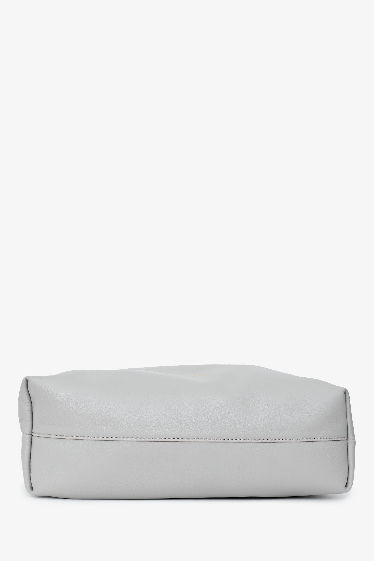 Loewe Grey Leather Flamenco Crossbody Bag with Donut Chain