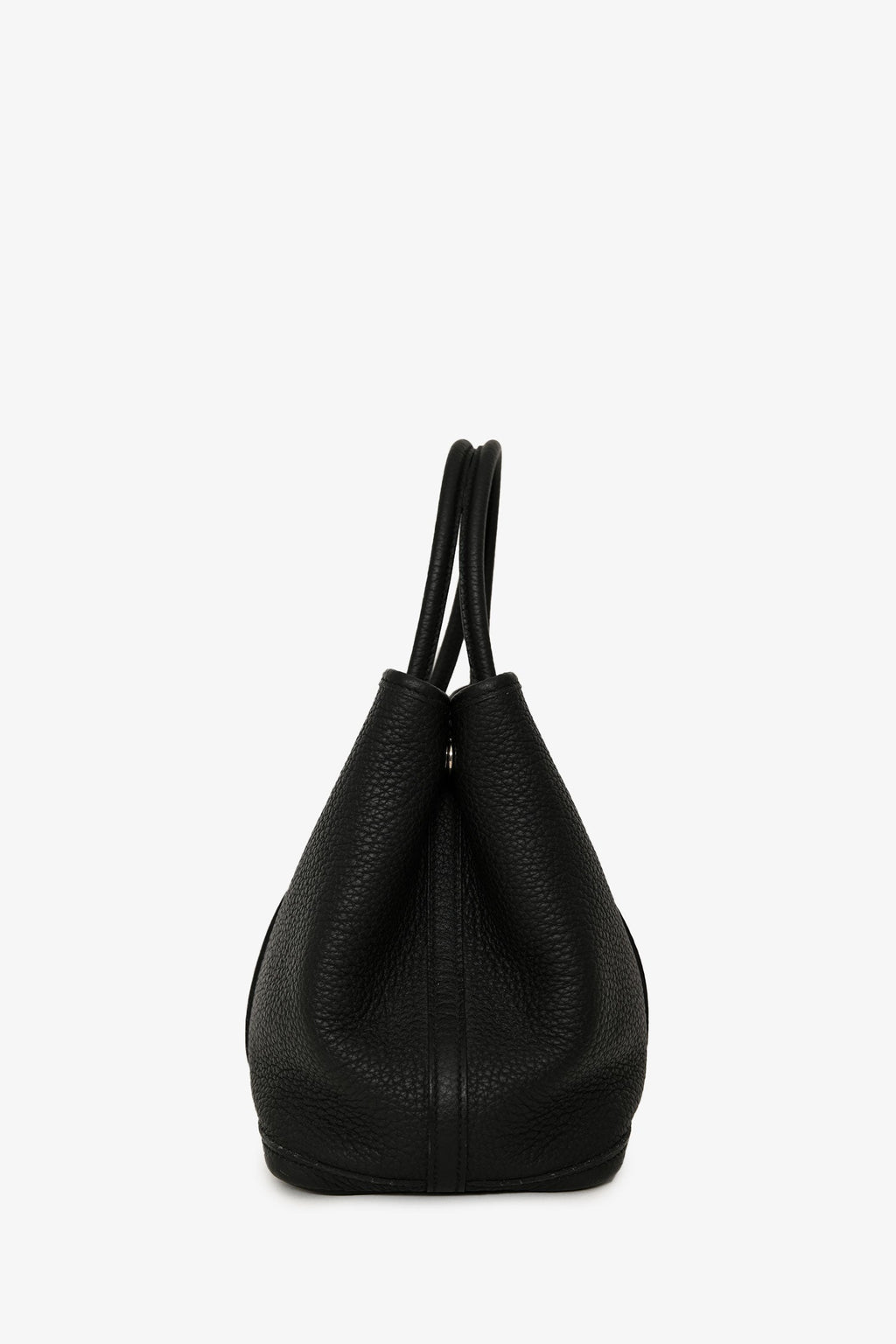 Hermès Black Negonda Leather Garden Party 30