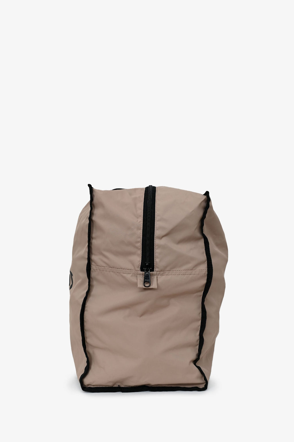 Comme Des Garcons 2023 Cream/Black Graphic Nylon Zip Tote