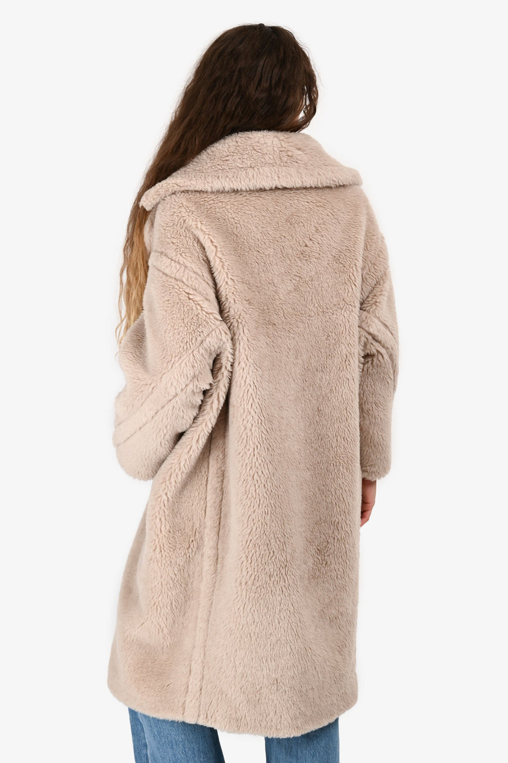 Max Mara Light Beige 'Teddy' Coat Size XS