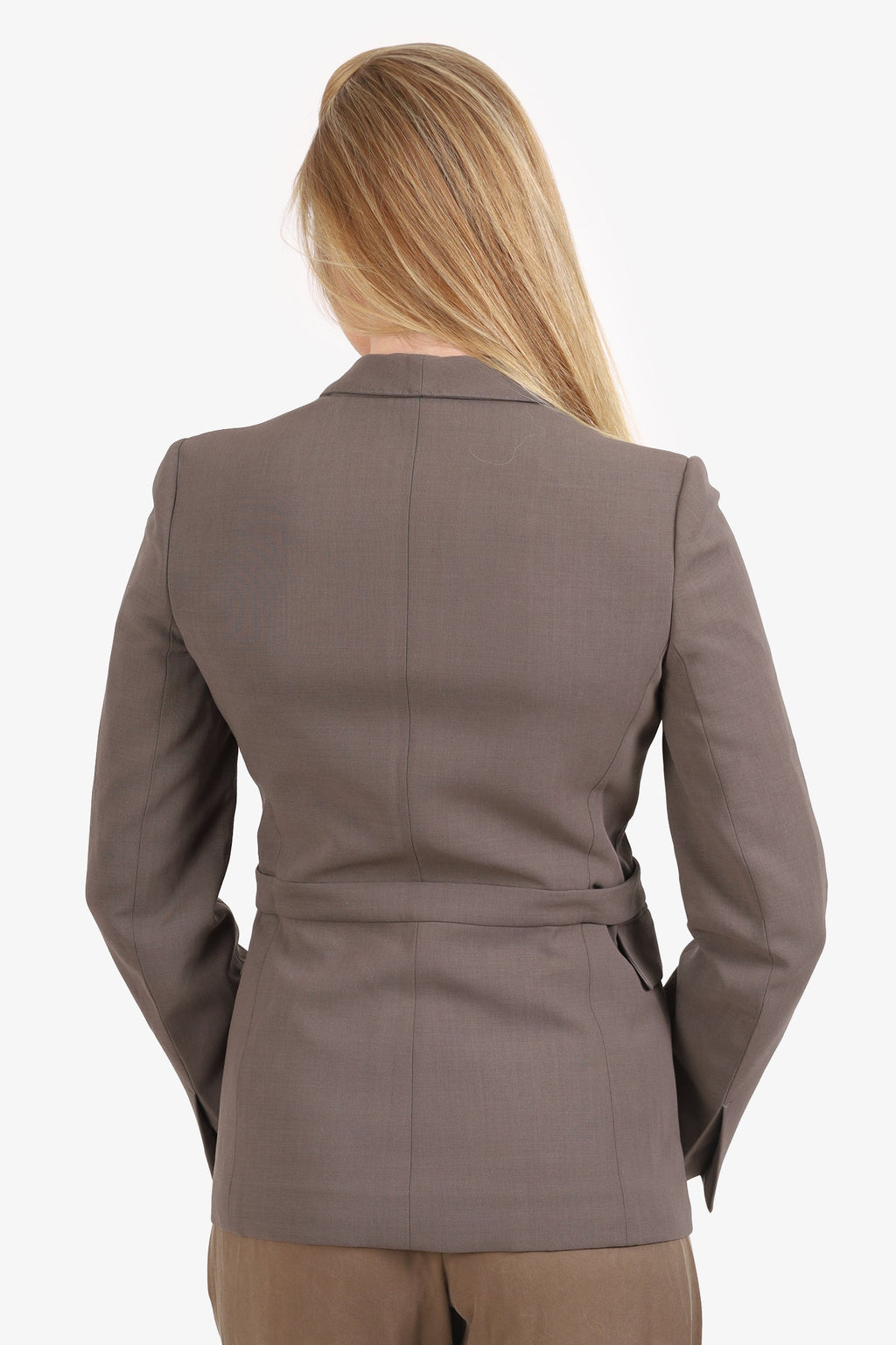 Marlowe Clay Belted Jacket Size 38