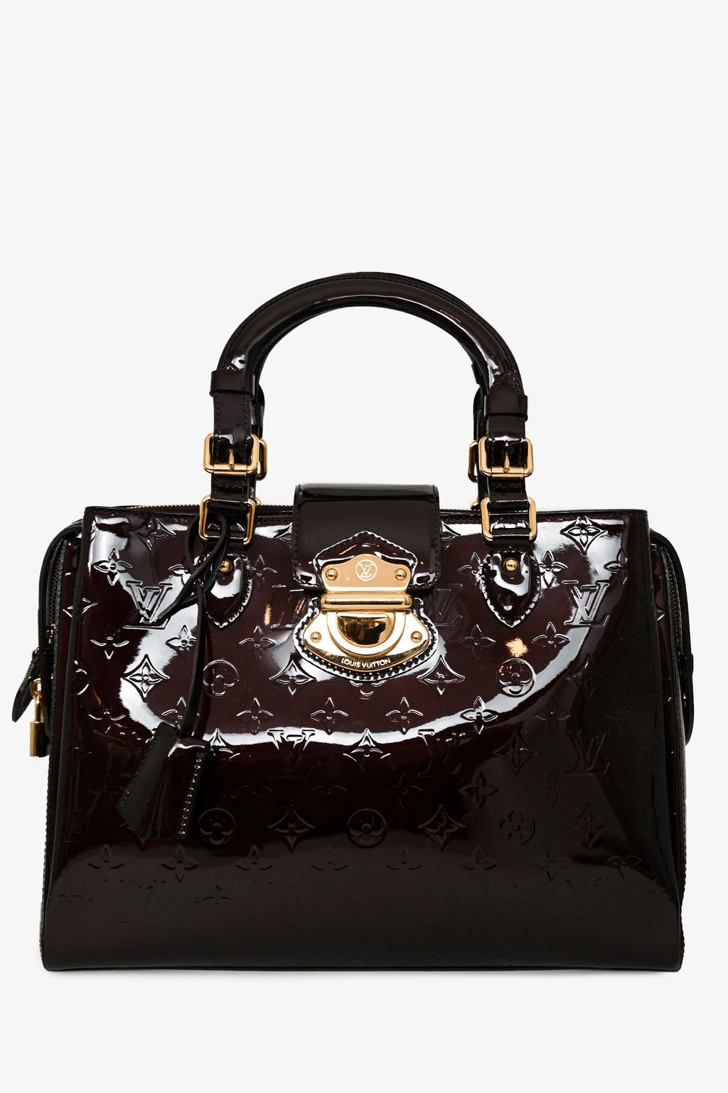 Louis Vuitton 2011 Amaranthe Patent Leather Vernis 'Melrose Avenue' Tote