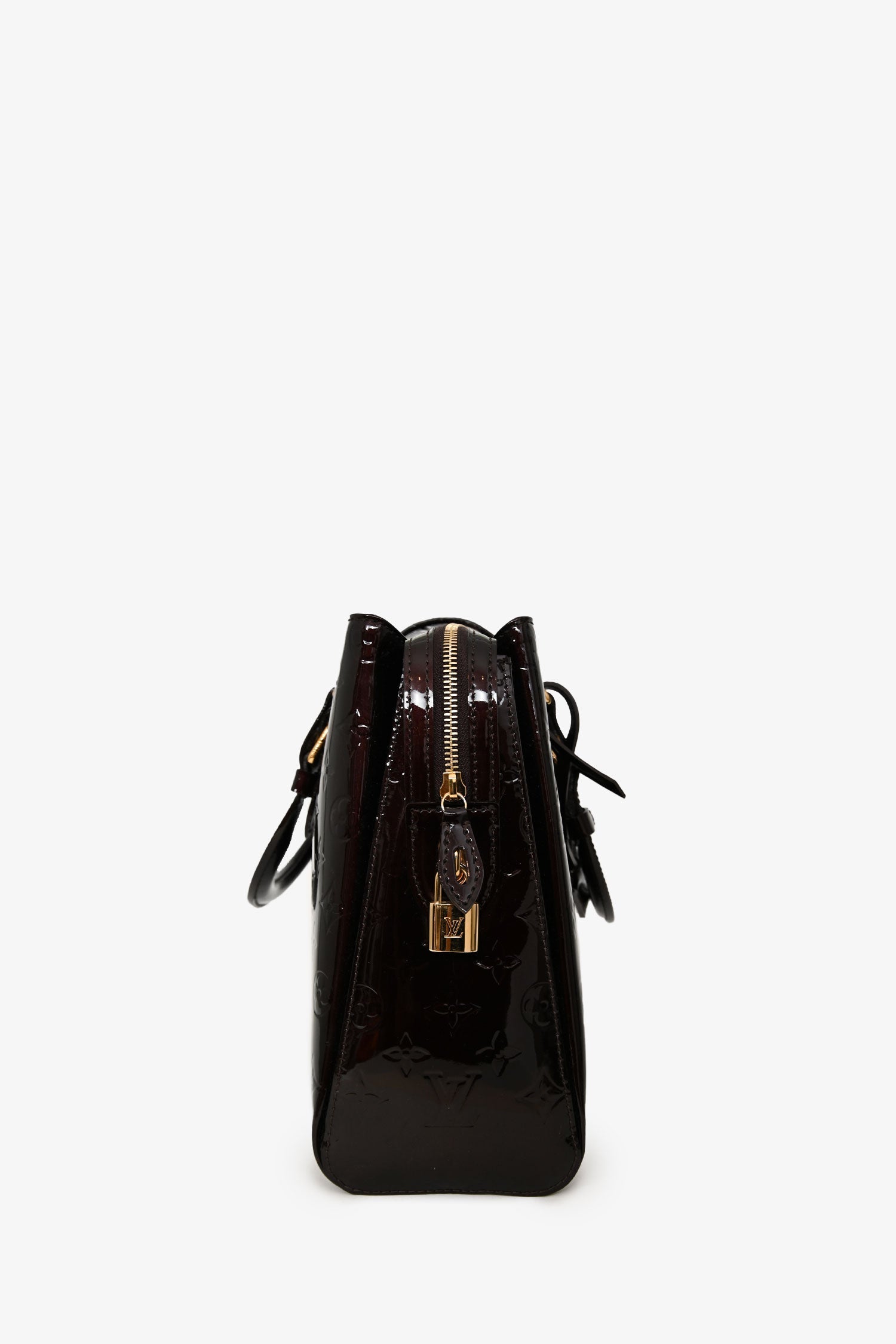 Louis Vuitton 2011 Amaranthe Patent Leather Vernis 'Melrose Avenue' Tote