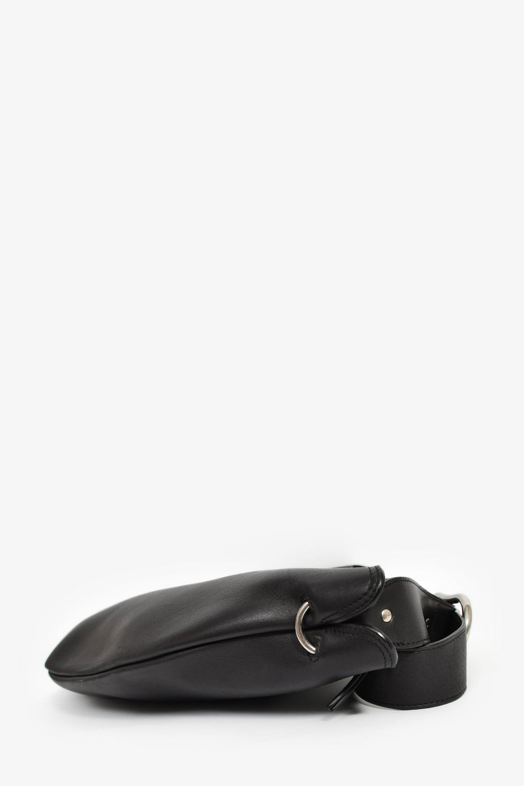 Celine 2017 Black Leather Medium 'Swing' Bag