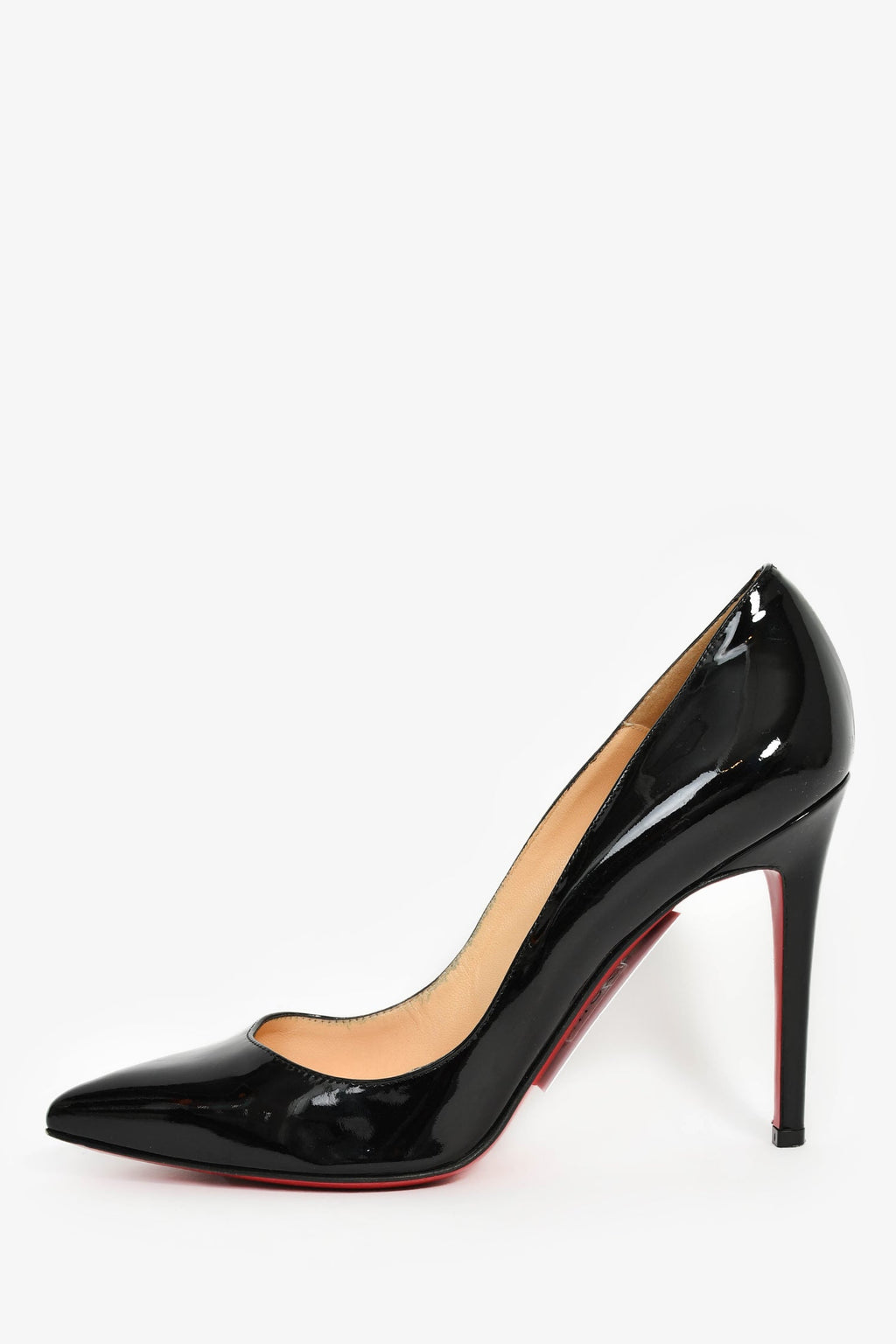 Christian Louboutin Black Patent Pigalle 100 Heels Size 39.5