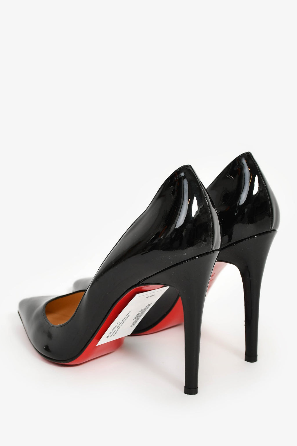 Christian Louboutin Black Patent Pigalle 100 Heels Size 39.5