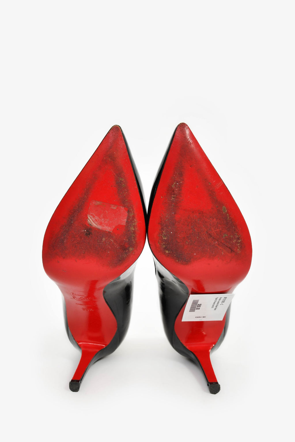 Christian Louboutin Black Patent Pigalle 100 Heels Size 39.5