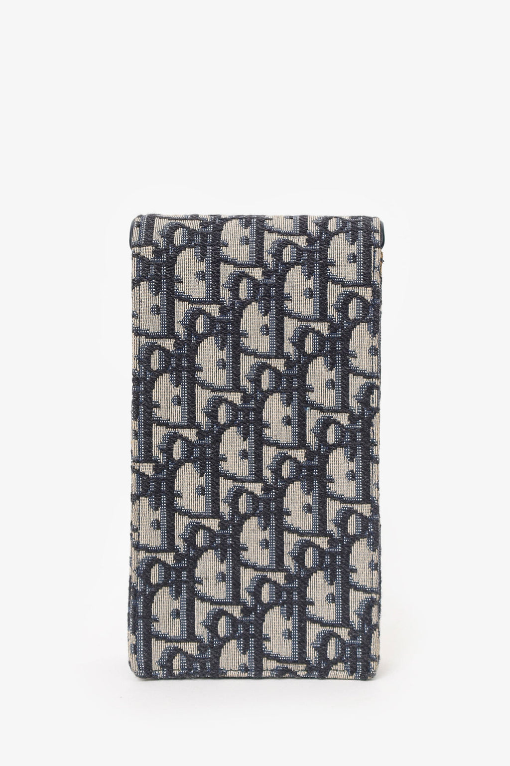 Christian Dior Blue Logo Saddle Pouch