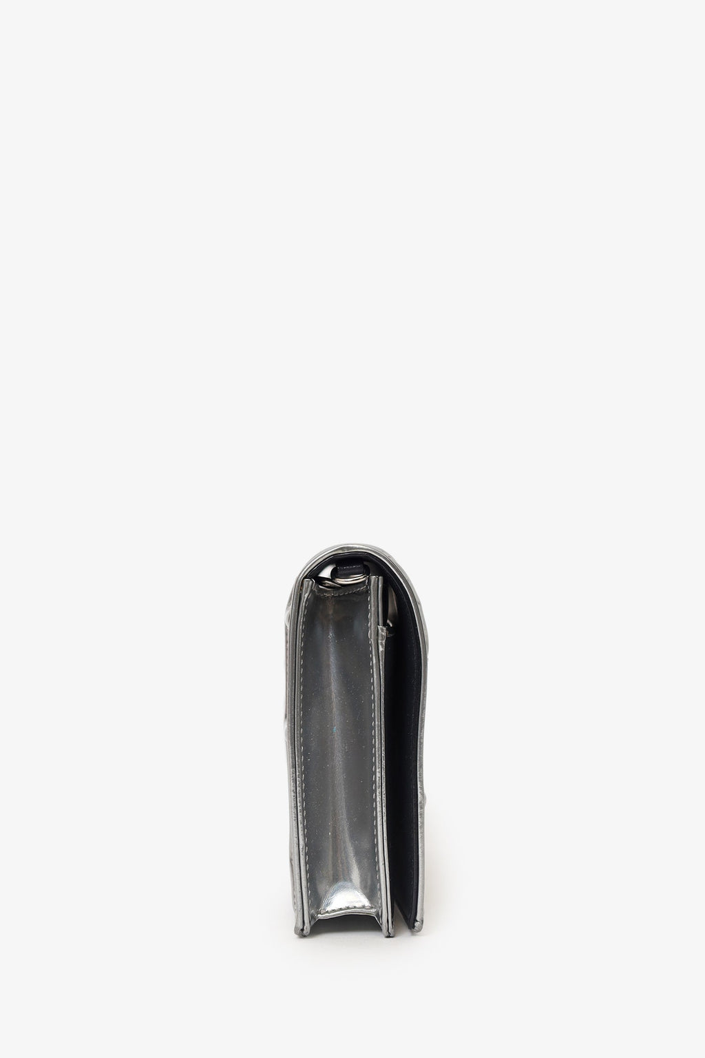 Christian Dior Silver Diorama Wallet on Chain