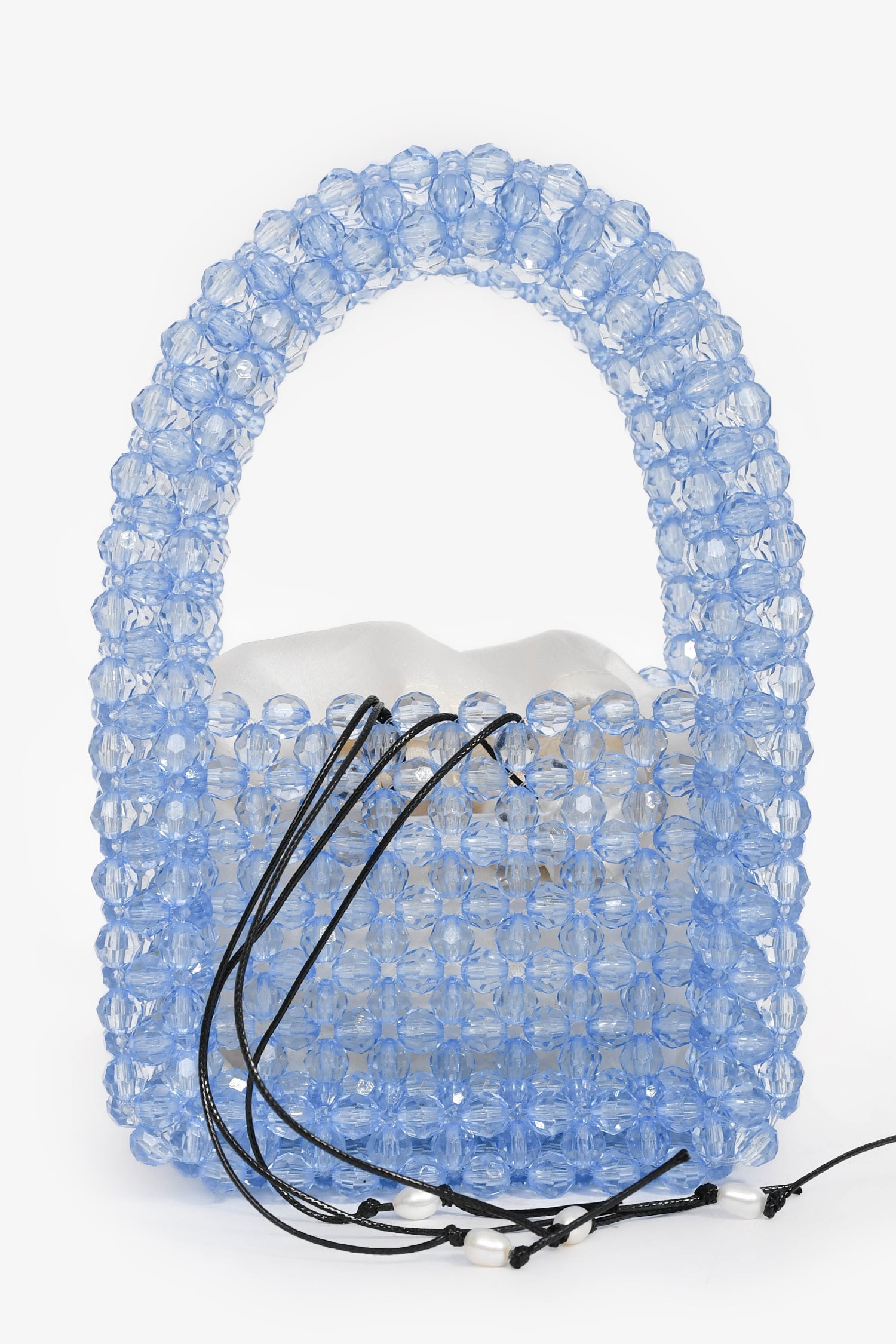 Passage du Vant Blue Beaded Mini Top Handle