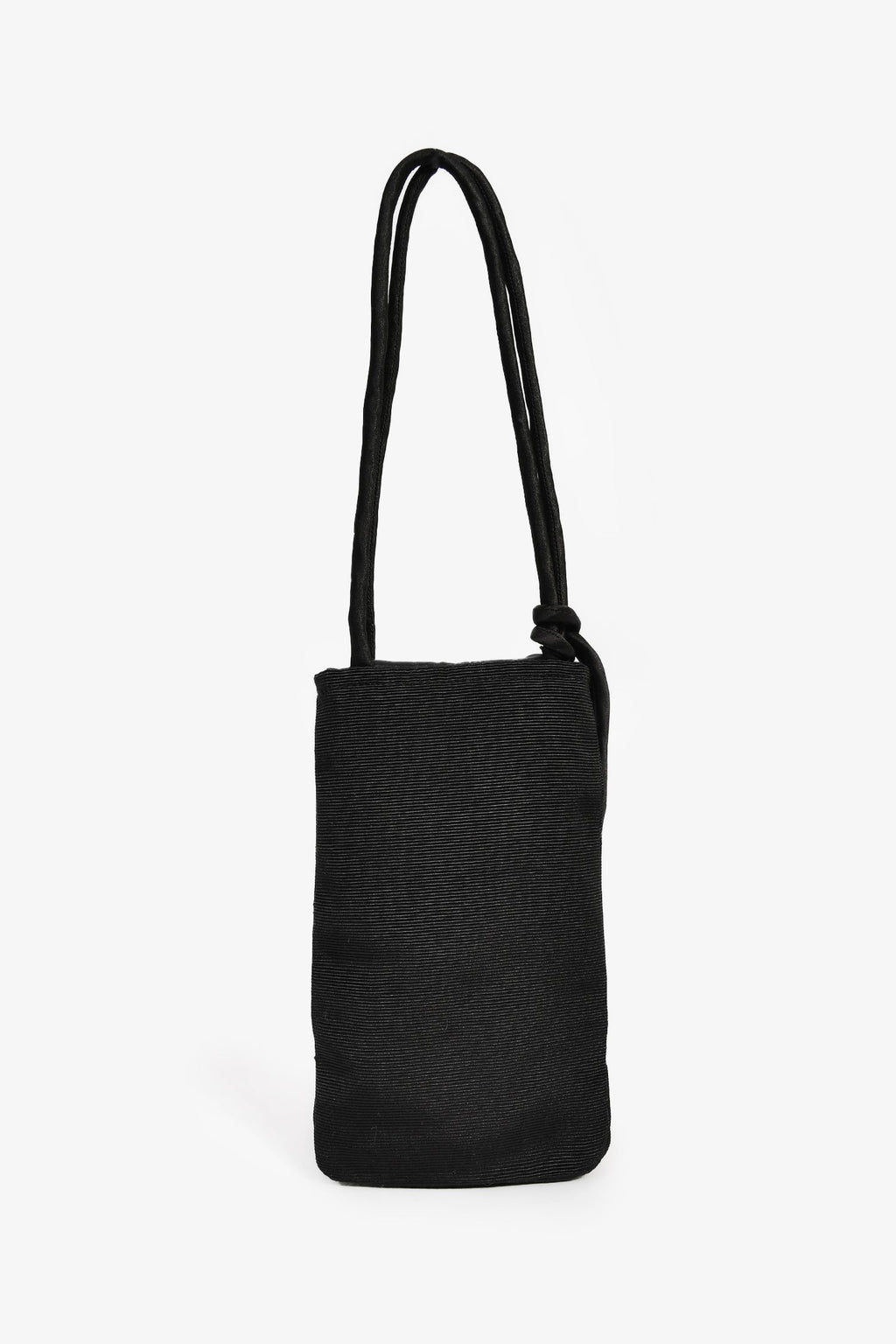 Passage du Vent Black Fabric Mini Phone Pouch