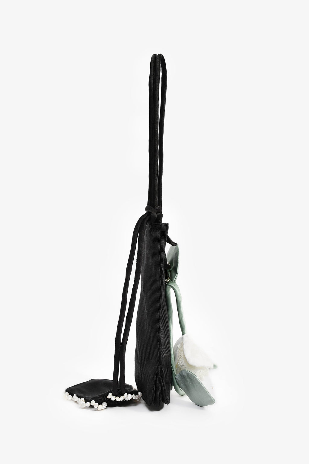 Passage du Vent Black Fabric Mini Phone Pouch